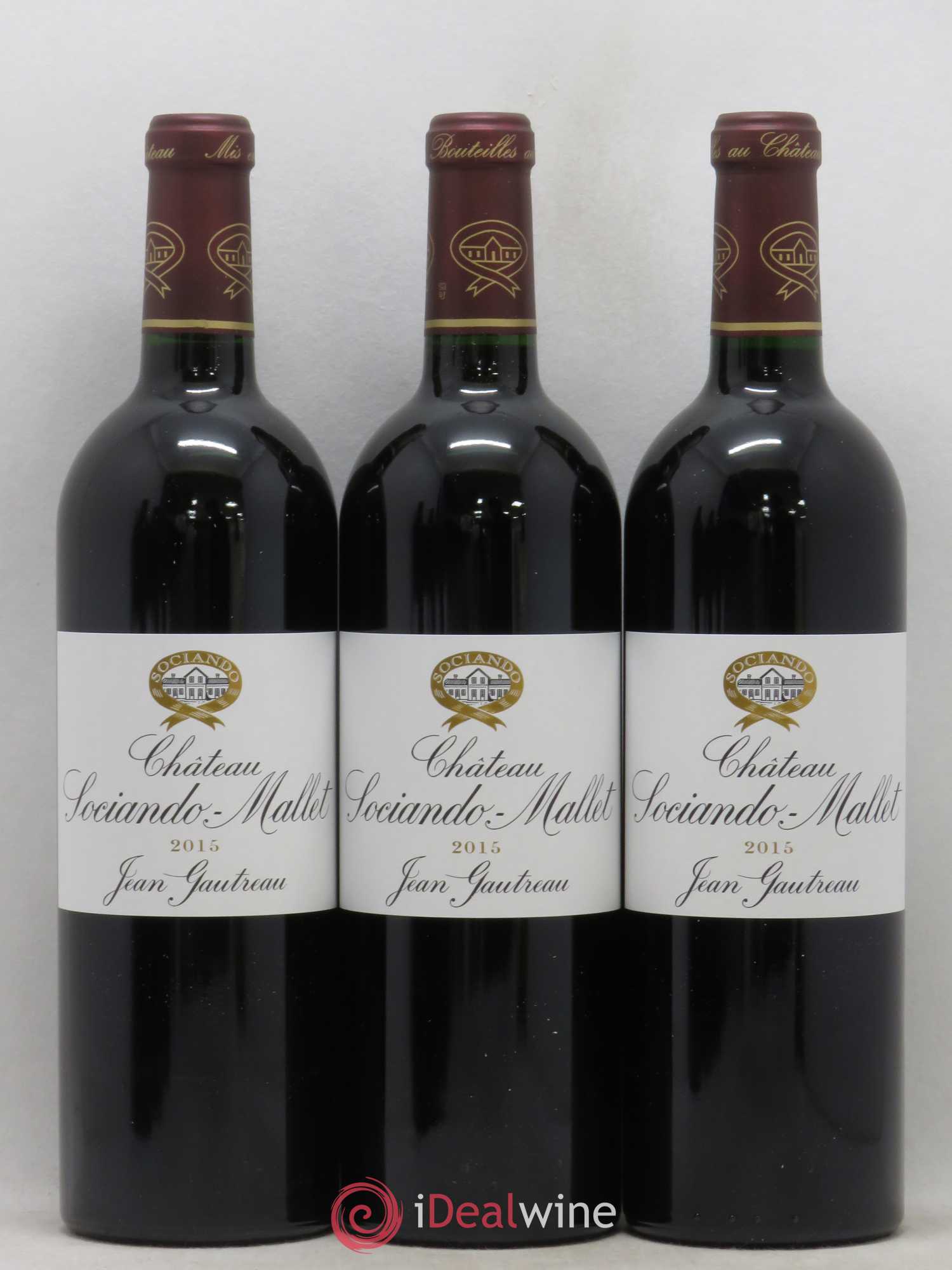 Château Sociando Mallet 2015 - Lot de 6 bouteilles - 2