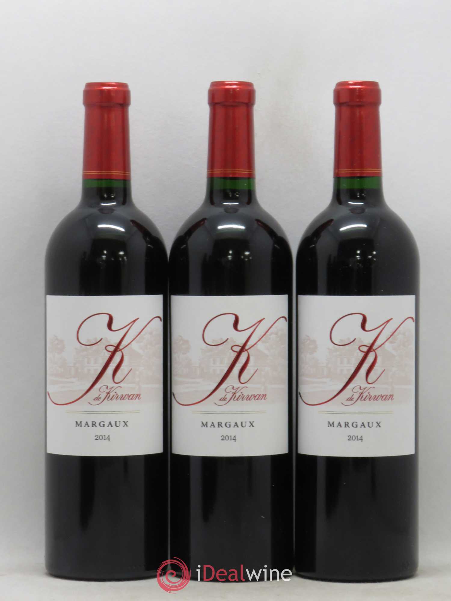 Bordeaux Margaux K de Kirwan 2014 - Posten von 6 Flaschen - 2