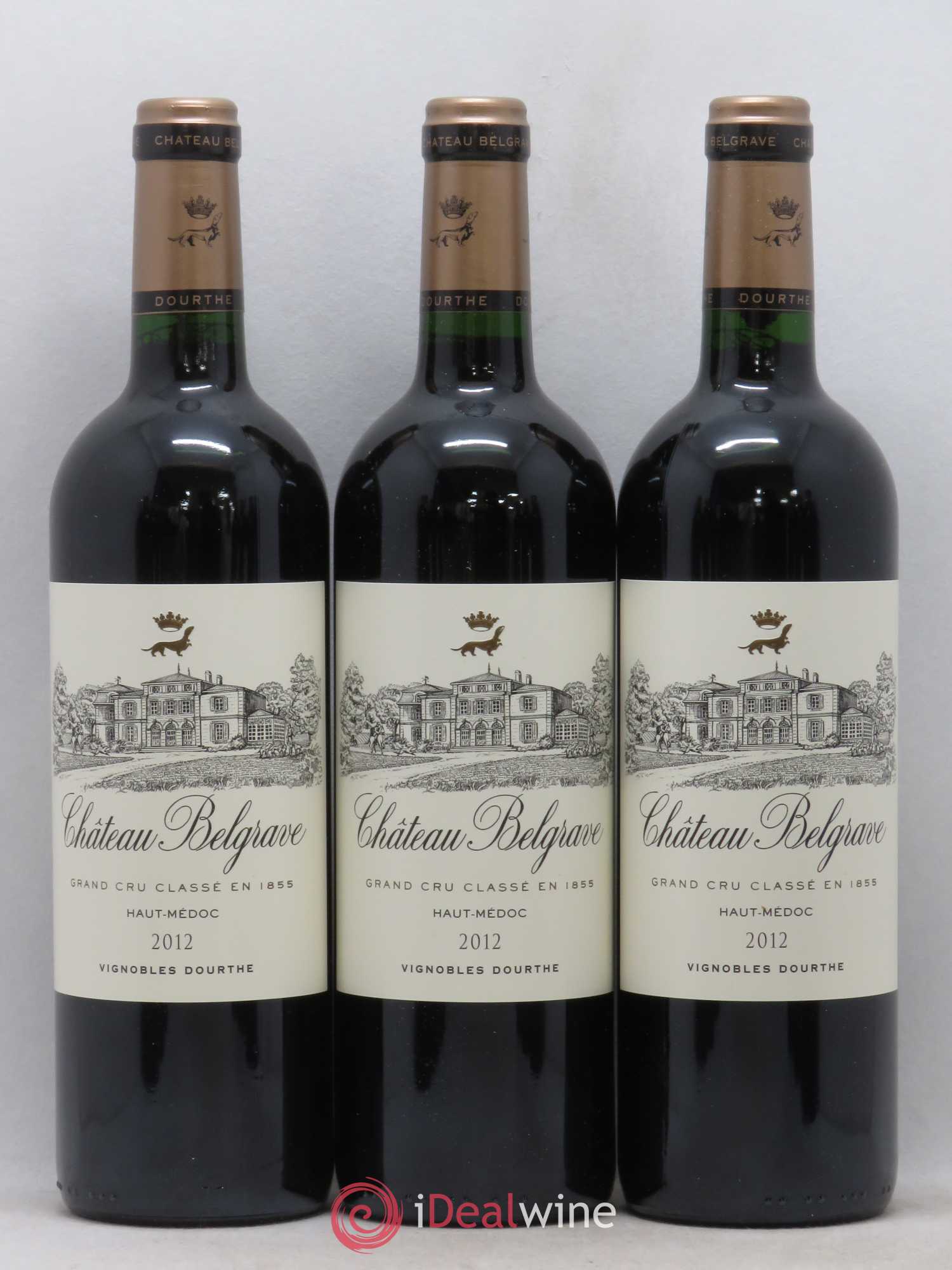Château Belgrave 5ème Grand Cru Classé 2012 - Lot de 12 bouteilles - 1