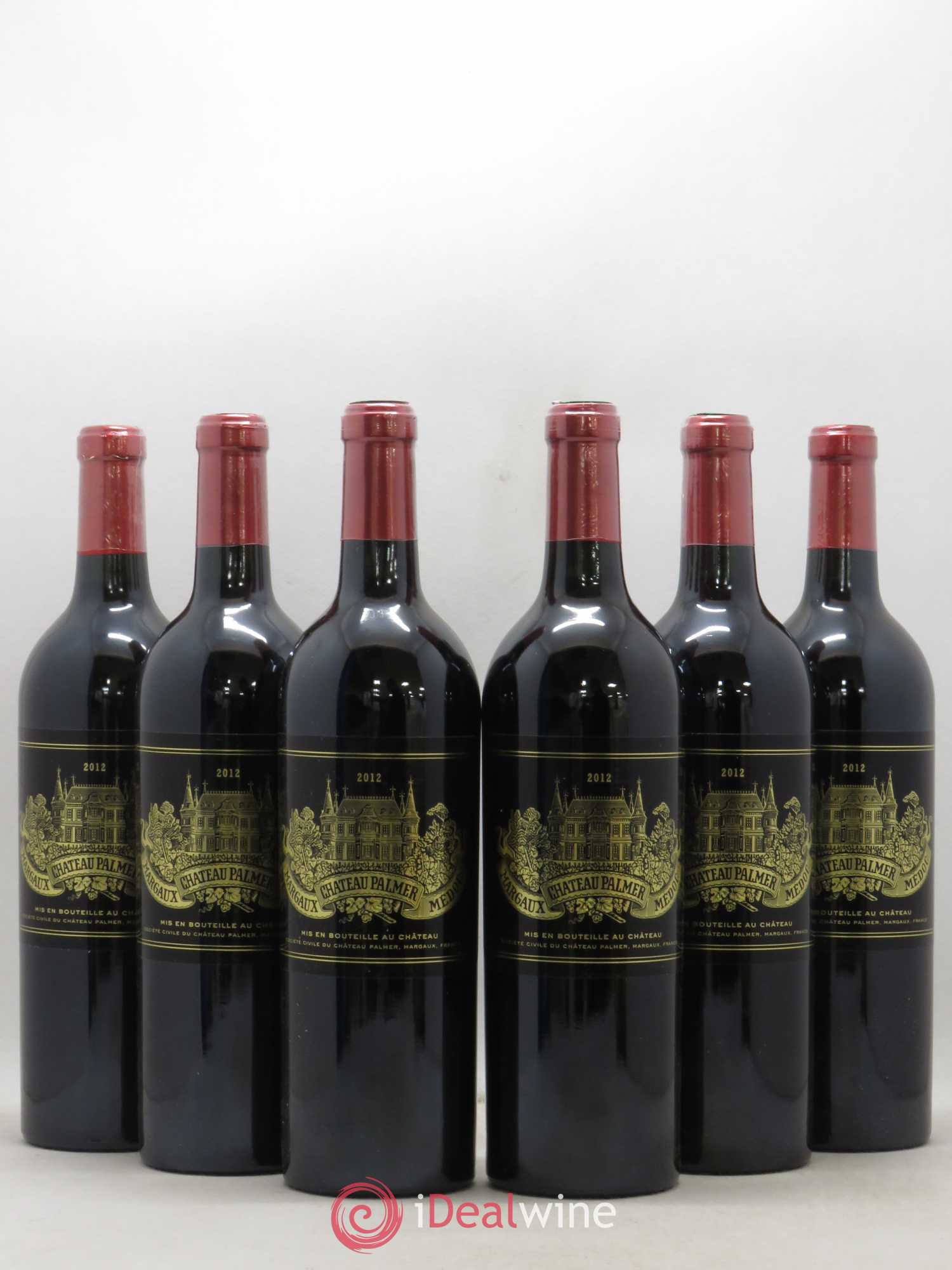 Château Palmer 3ème Grand Cru Classé 2012 - Lot de 6 bouteilles - 0
