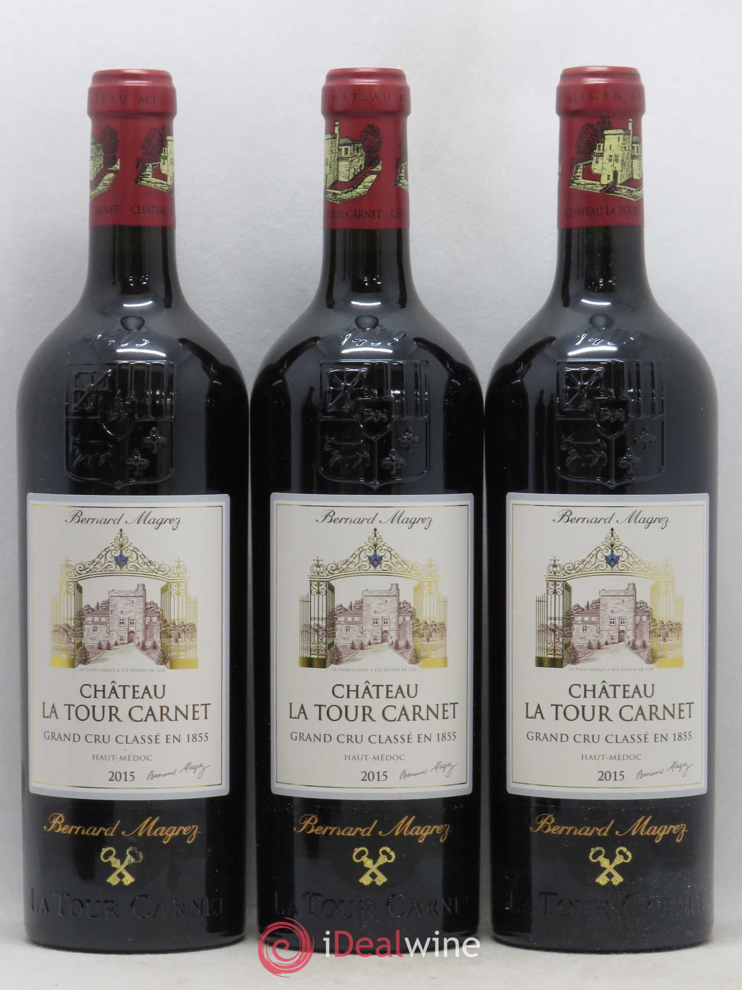 Château la Tour Carnet 4ème Grand Cru Classé 2015 - Lot de 6 bouteilles - 1