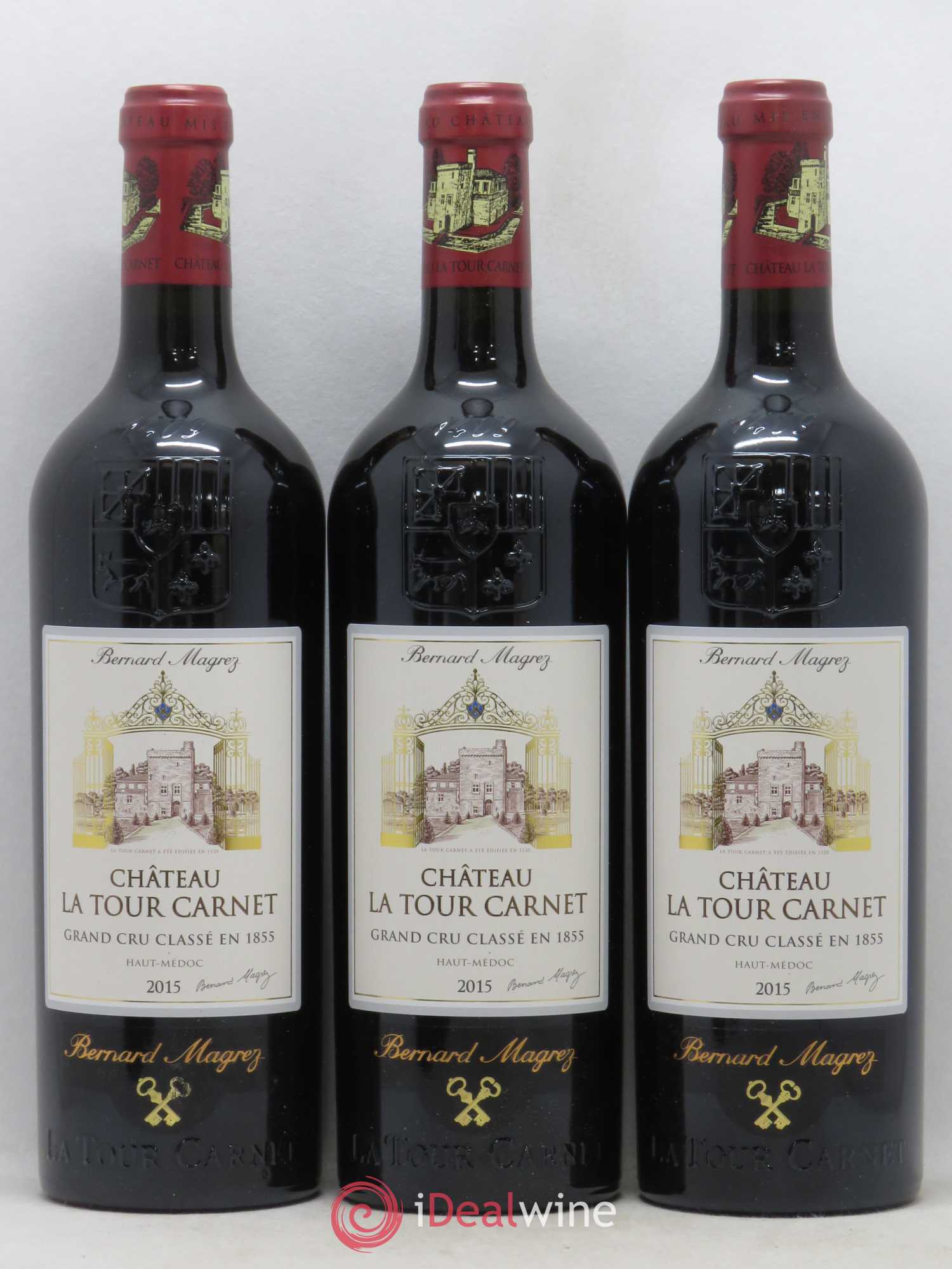 Château la Tour Carnet 4ème Grand Cru Classé 2015 - Lot de 6 bouteilles - 2