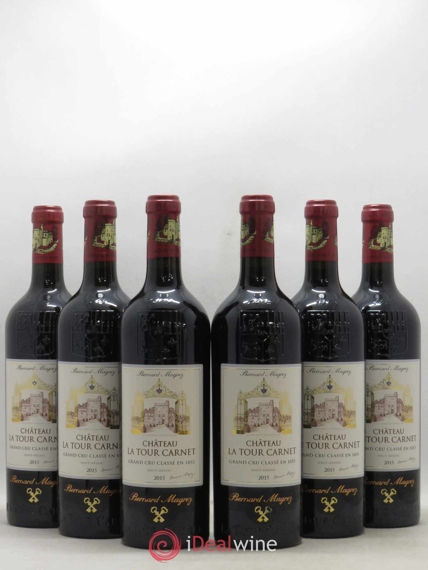 Château la Tour Carnet 4ème Grand Cru Classé 2015 - Lot de 6 bouteilles - 0