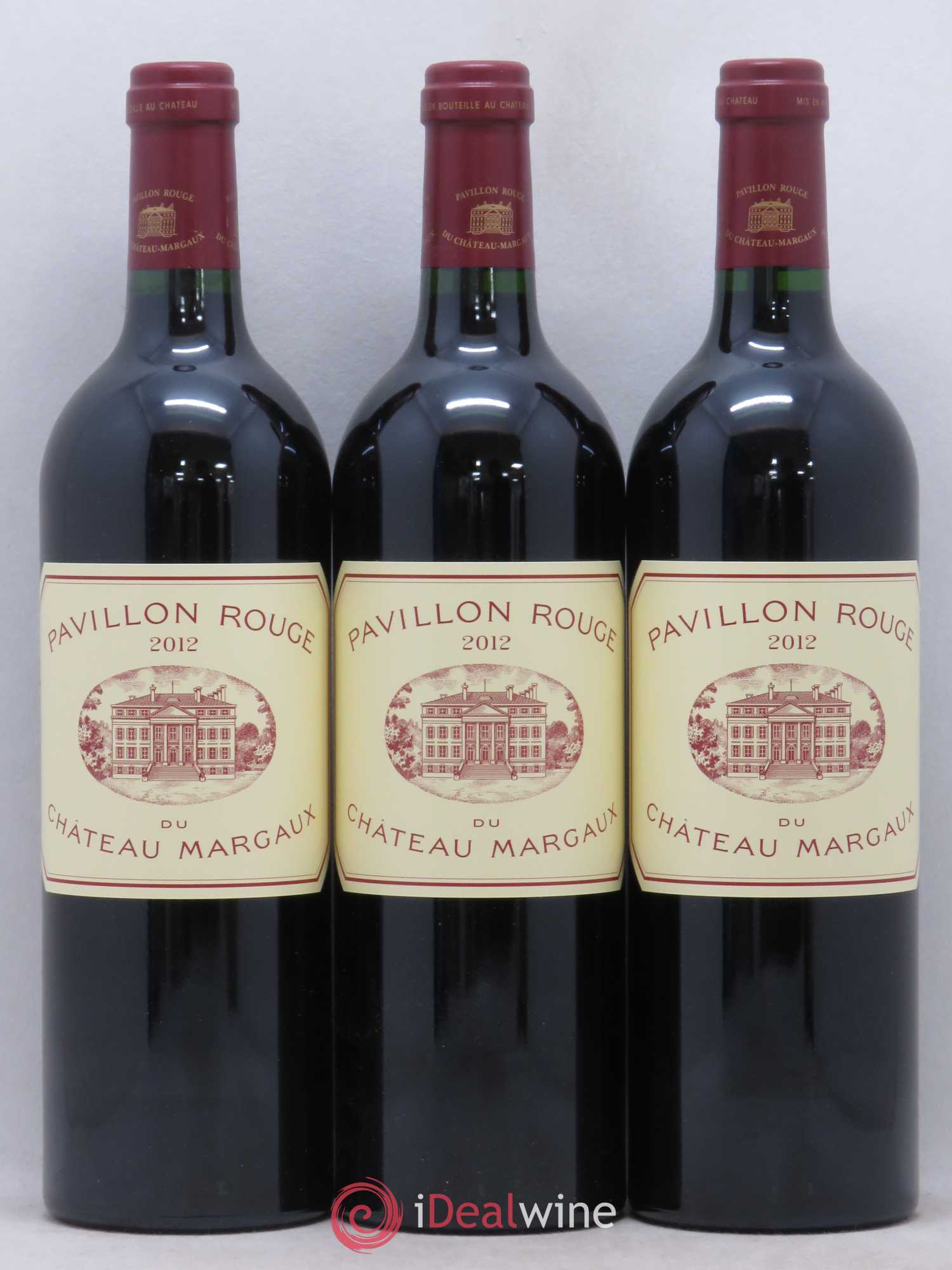 Pavillon Rouge du Château Margaux Second Vin 2012 - Lot de 3 bouteilles - 0