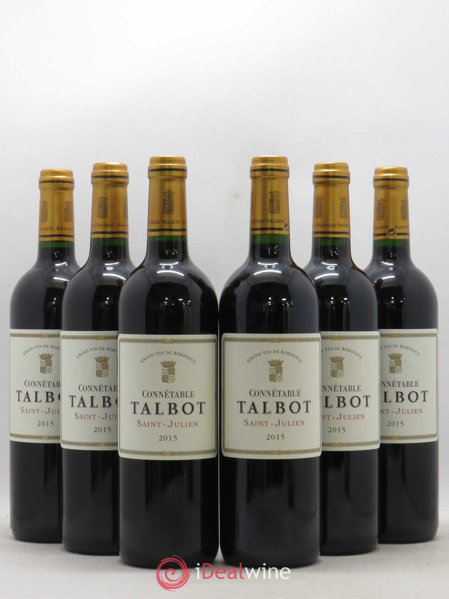 Connétable de Talbot Second Vin 2015 - Lot de 6 bouteilles - 0