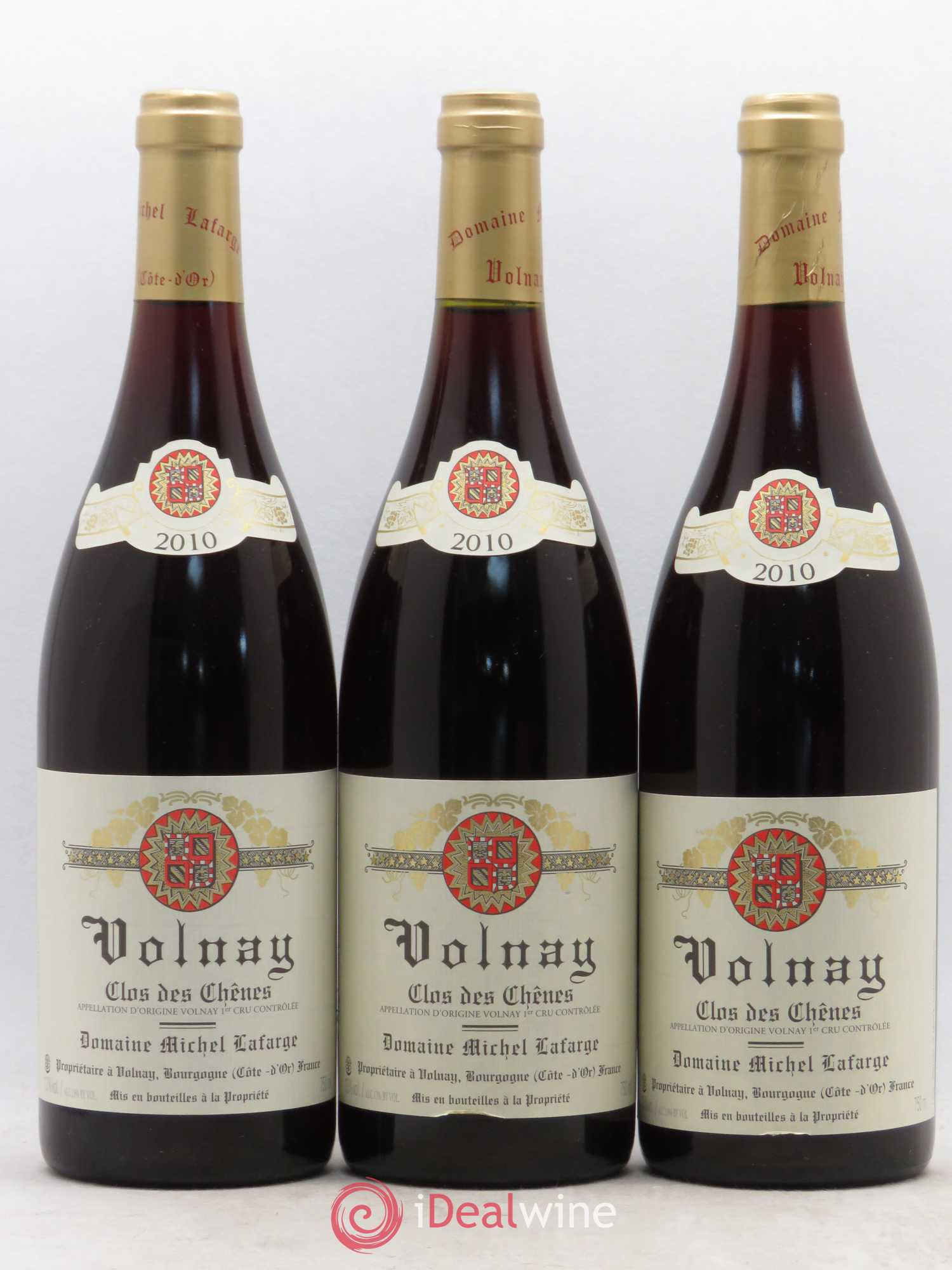 Volnay 1er Cru Clos des Chênes Lafarge (Domaine) 2010 - Lot de 3 bouteilles - 0