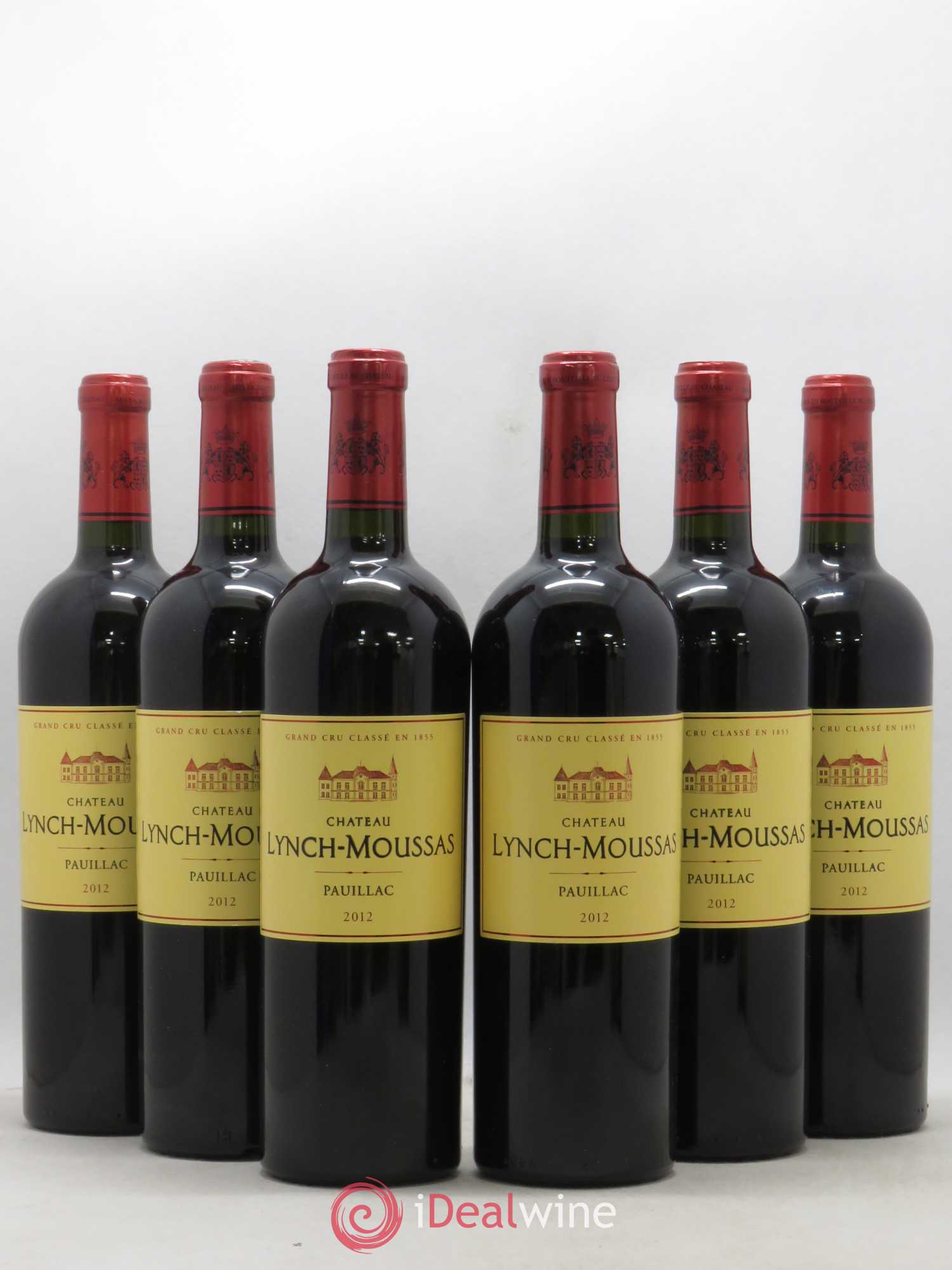 Château Lynch Moussas 5ème Grand Cru Classé 2012 - Lot de 6 bouteilles - 0