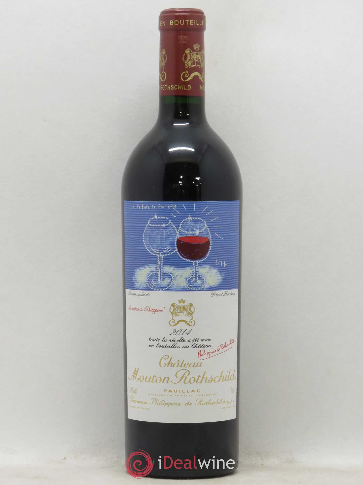 Château Mouton Rothschild 1er Grand Cru Classé 2014 - Lot de 1 bouteille - 0