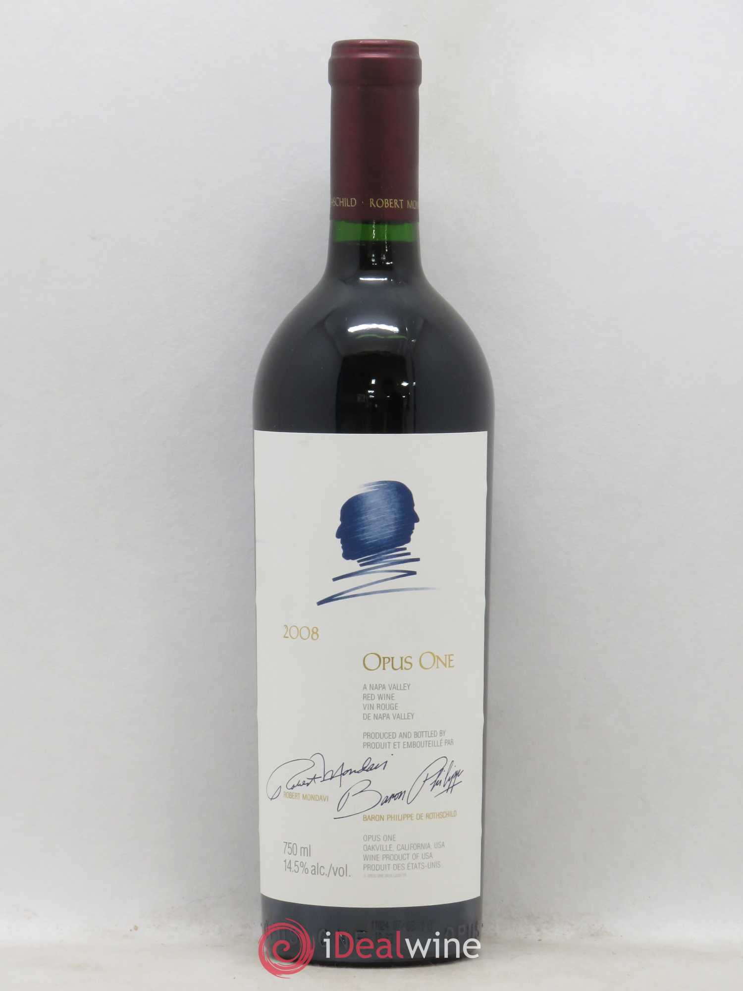 Napa Valley Opus One Robert Mondavi 2008 - Lot de 1 bouteille - 0