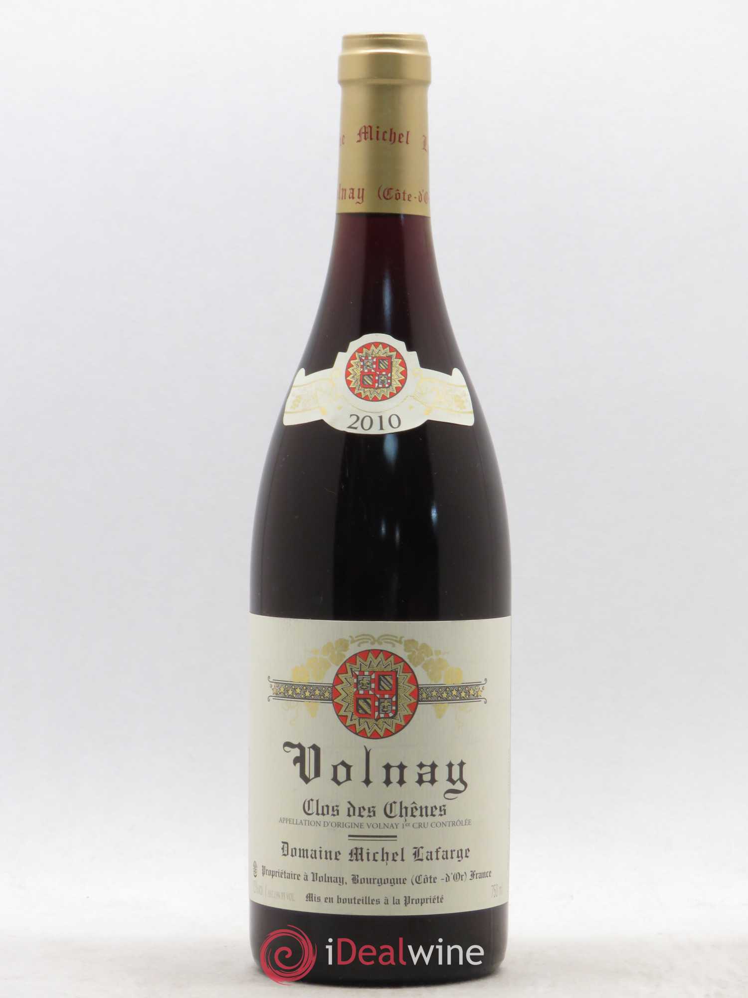 Volnay 1er Cru Clos des Chênes Lafarge (Domaine) 2010 - Lot de 1 bouteille - 0