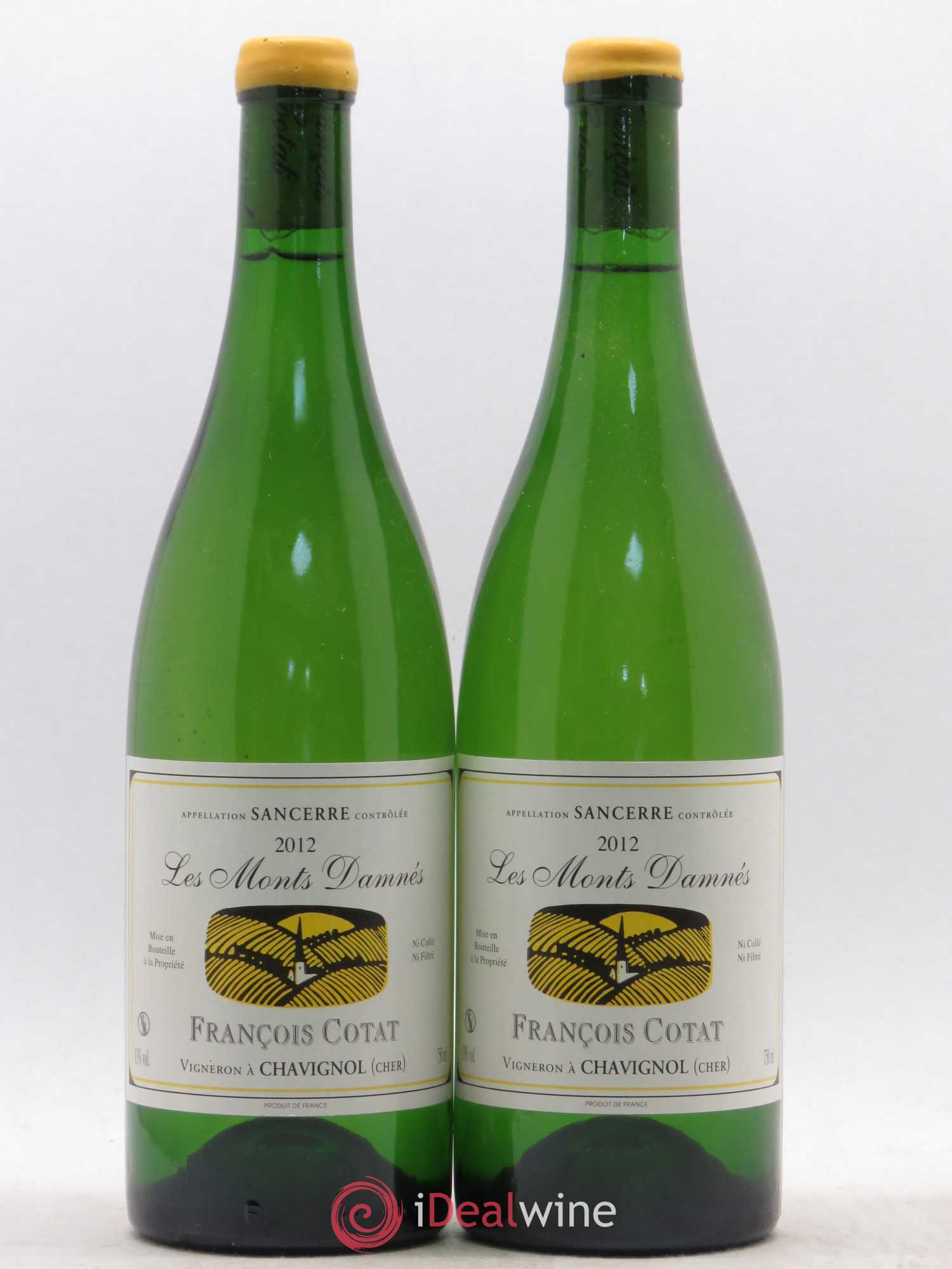 Sancerre Les Monts Damnés François Cotat 2012 - Lot de 2 bouteilles - 0