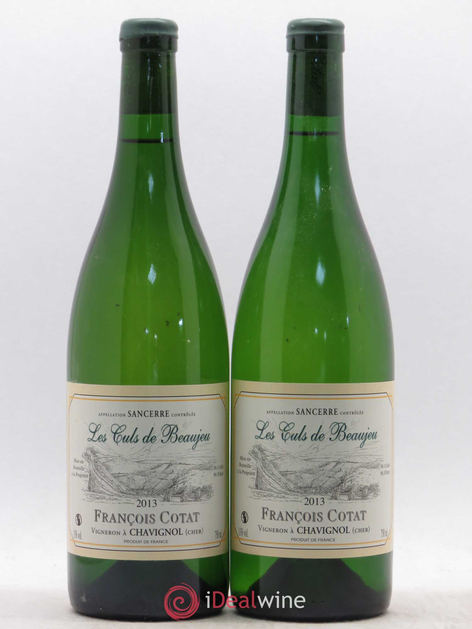 Sancerre Les Culs de Beaujeu François Cotat 2013 - Lot de 2 bouteilles - 0