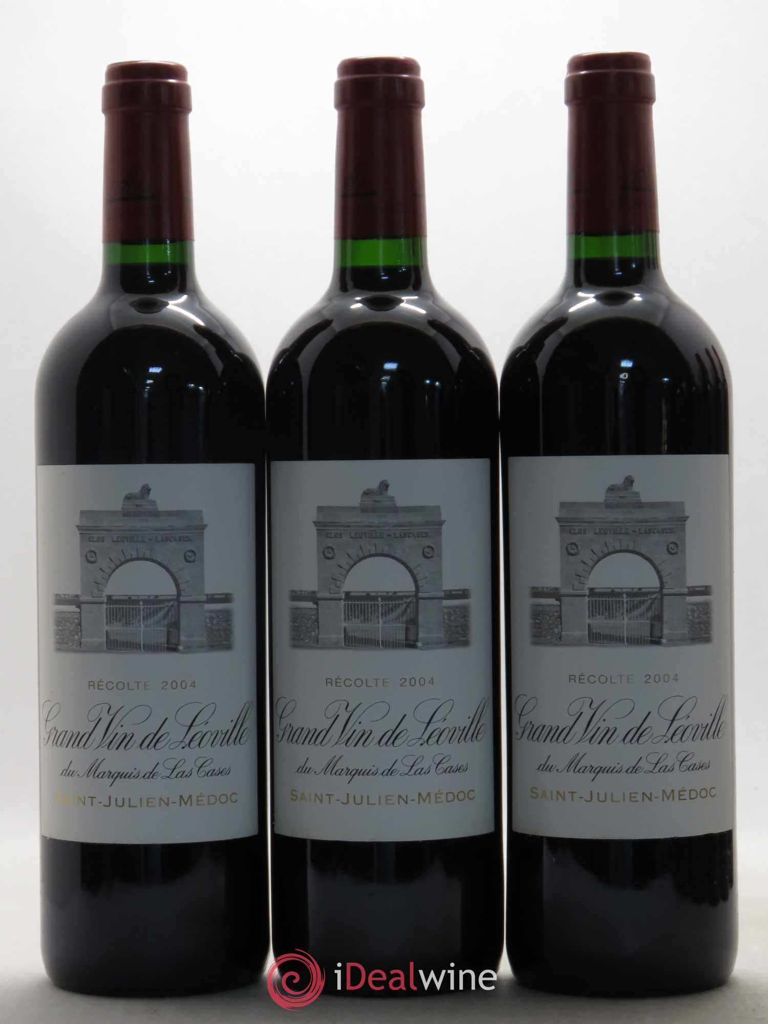 Château Léoville Las Cases 2ème Grand Cru Classé 2004 - Lot de 12 bouteilles - 1