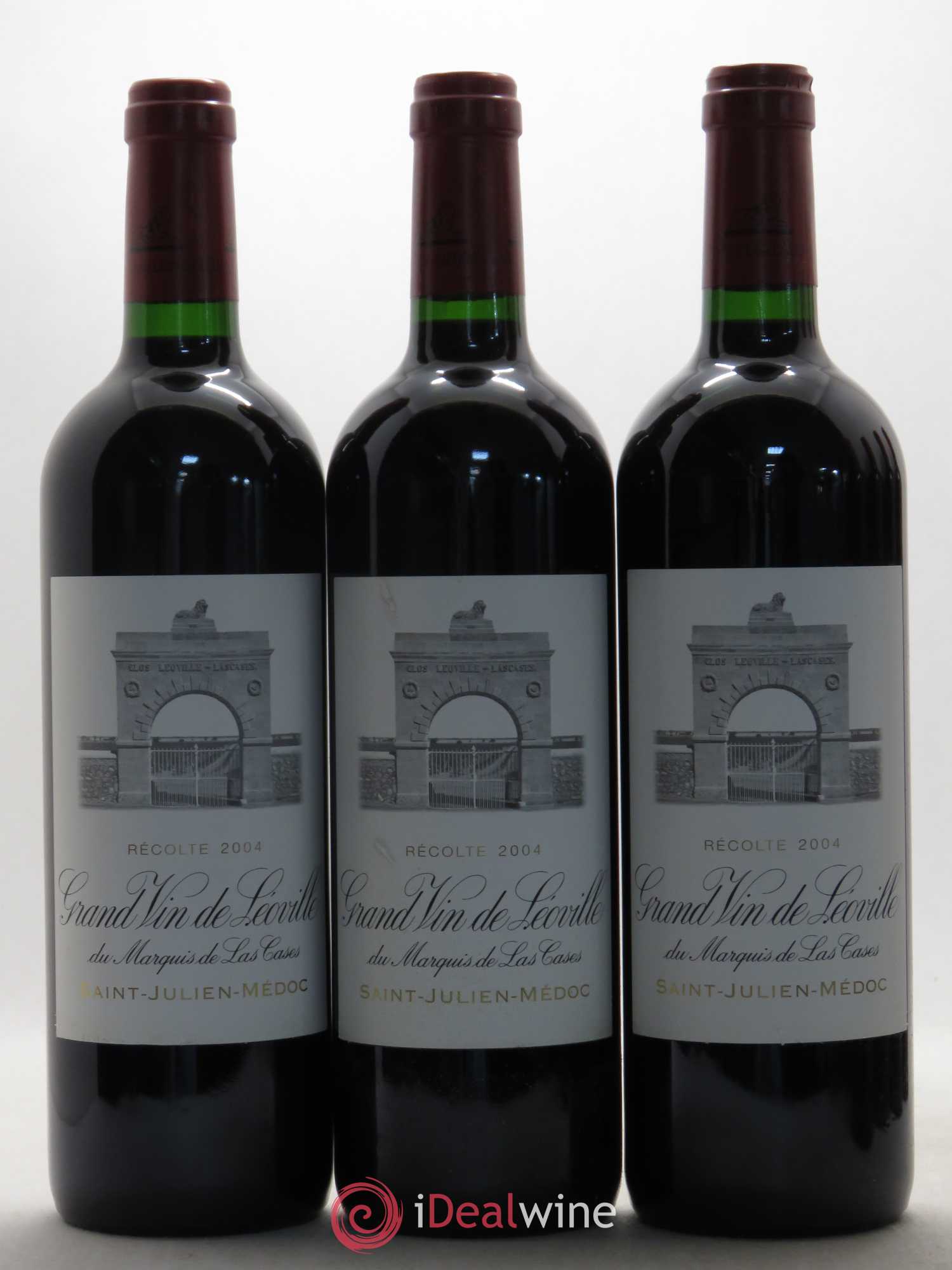 Château Léoville Las Cases 2ème Grand Cru Classé 2004 - Lot de 12 bouteilles - 2