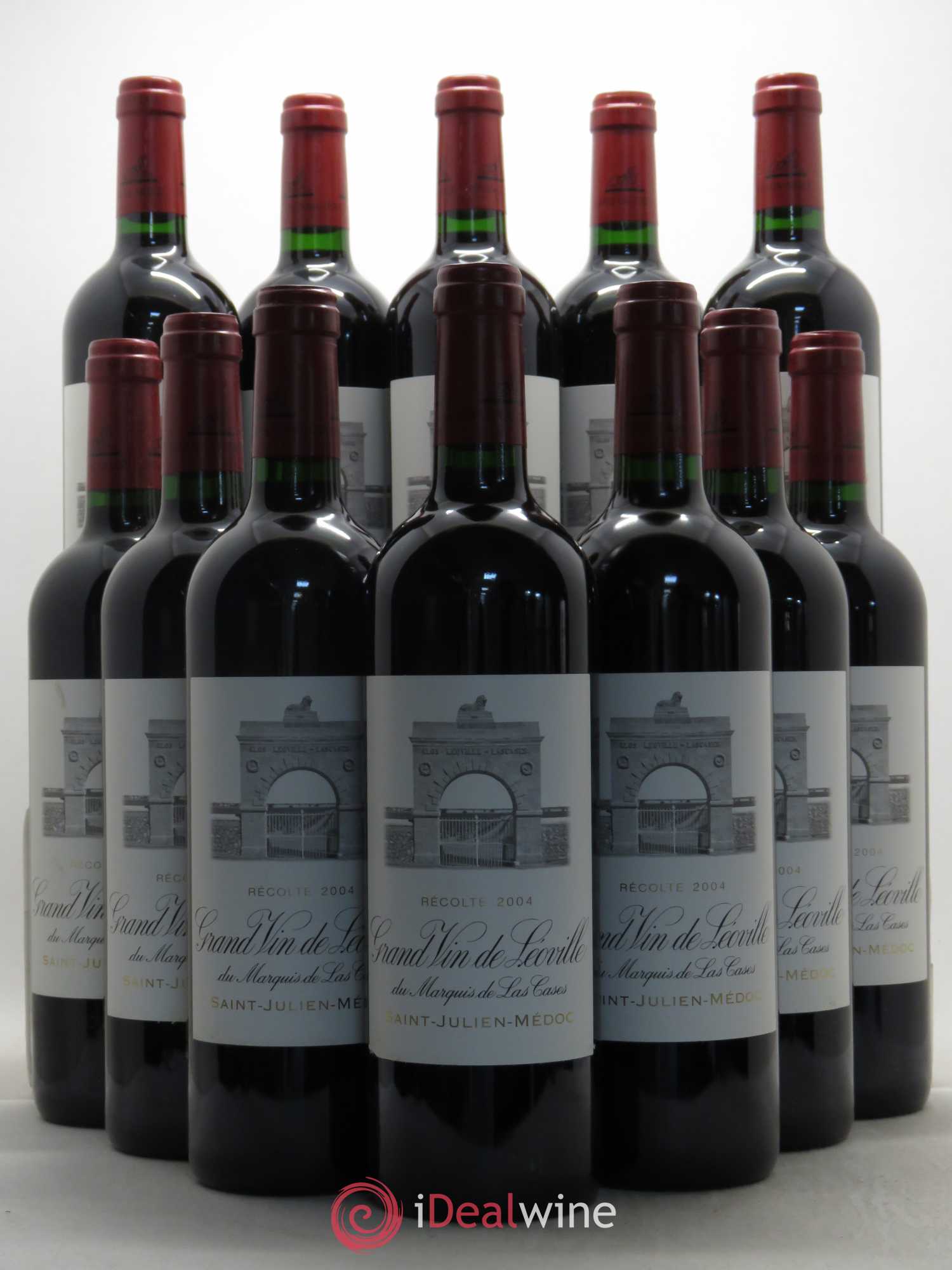 Château Léoville Las Cases 2ème Grand Cru Classé 2004 - Lot de 12 bouteilles - 0