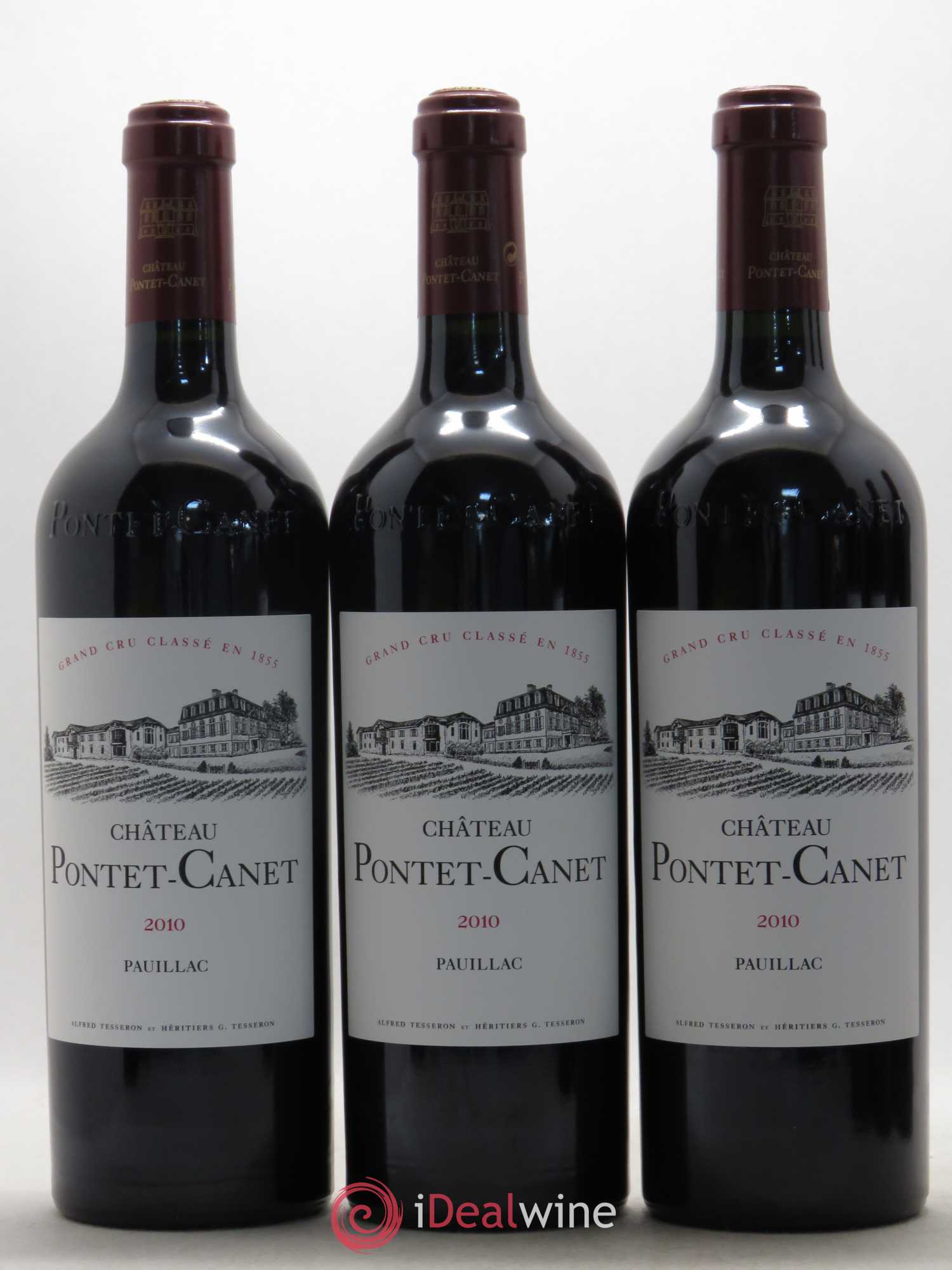 Château Pontet Canet 5ème Grand Cru Classé 2010 - Lot de 6 bouteilles - 1