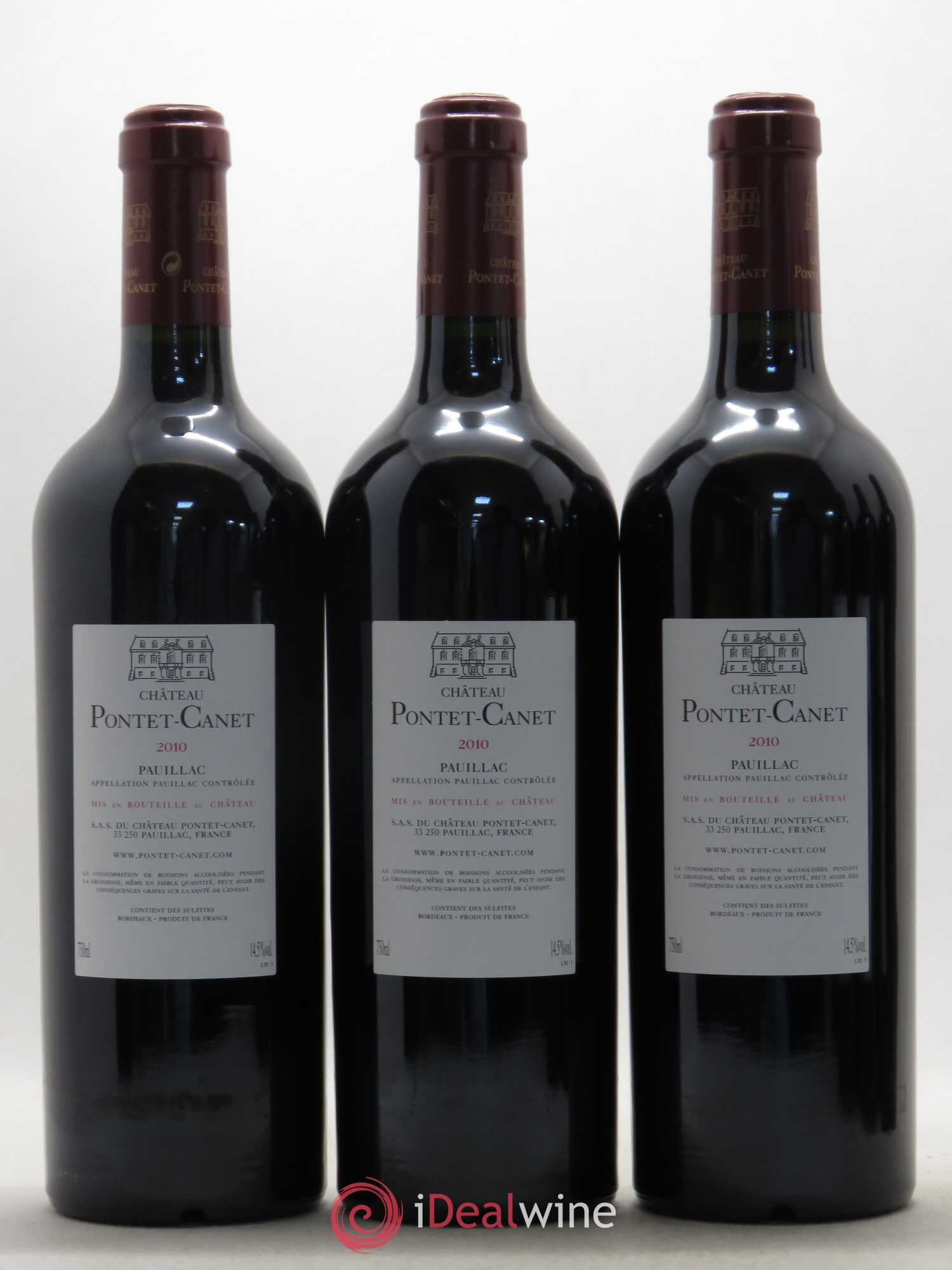 Château Pontet Canet 5ème Grand Cru Classé 2010 - Lot de 6 bouteilles - 4