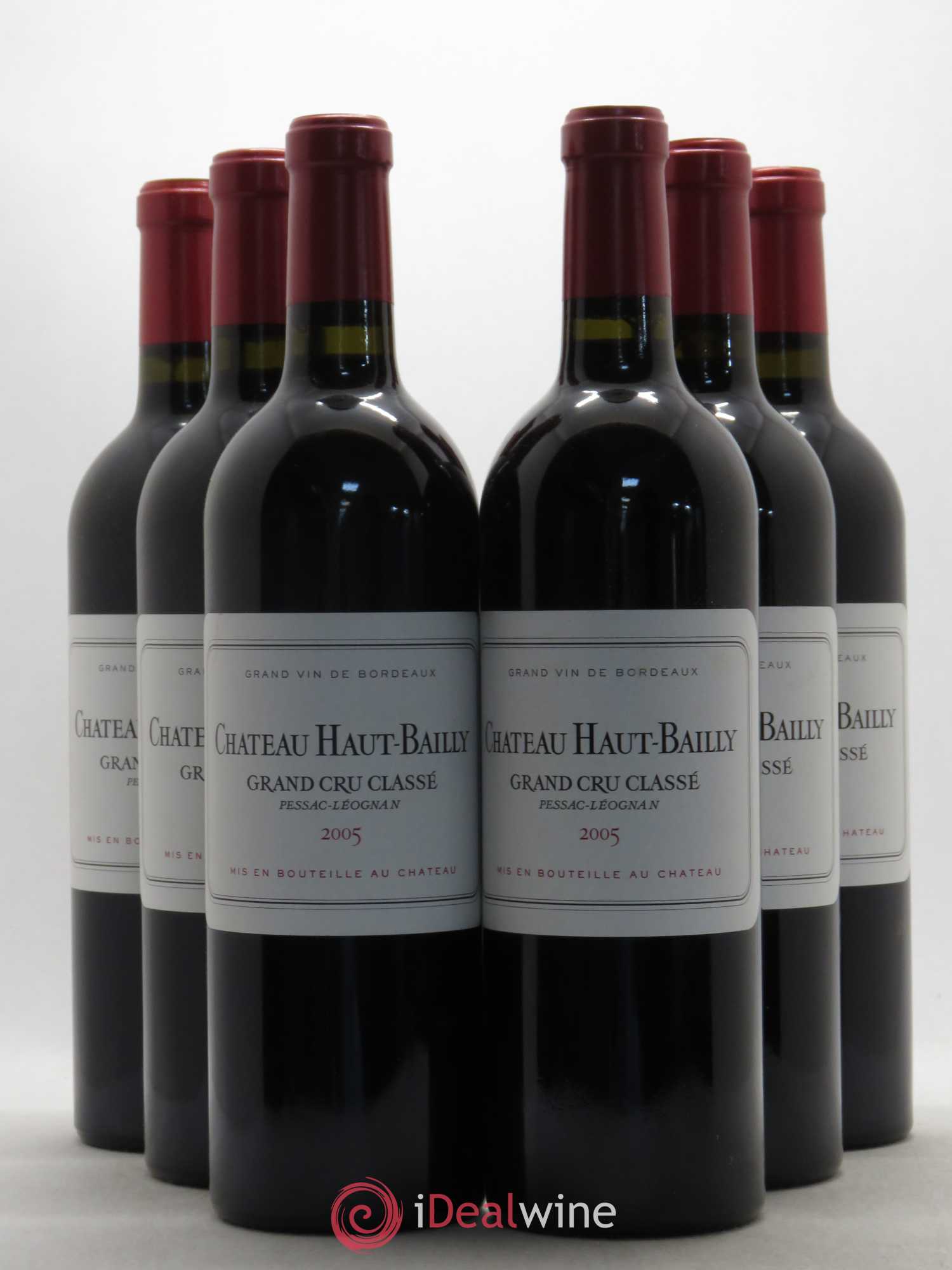 Château Haut-Bailly Cru Classé de Graves 2005 - Lot de 6 bouteilles - 0