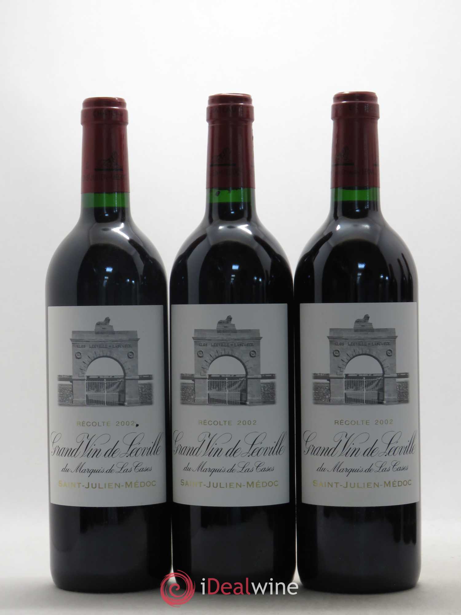 Château Léoville Las Cases 2ème Grand Cru Classé 2002 - Lot de 6 bouteilles - 1