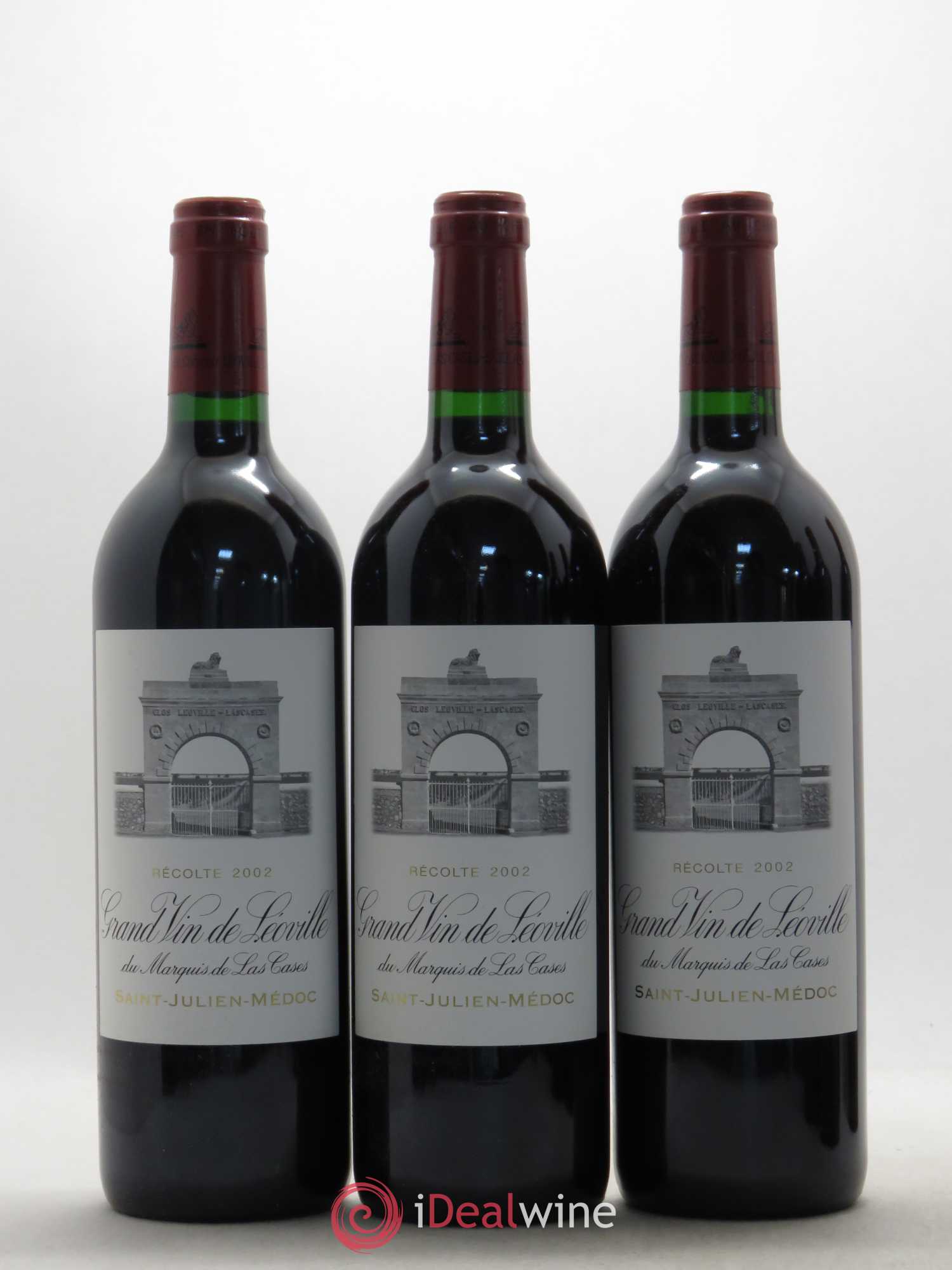 Château Léoville Las Cases 2ème Grand Cru Classé 2002 - Lot de 6 bouteilles - 2