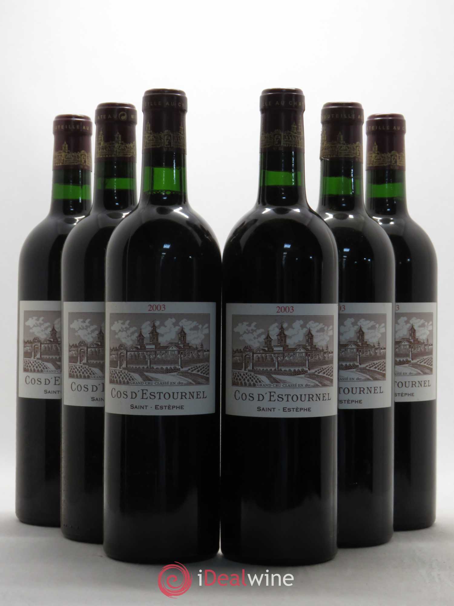 Cos d'Estournel 2ème Grand Cru Classé 2003 - Lot de 6 bouteilles - 0