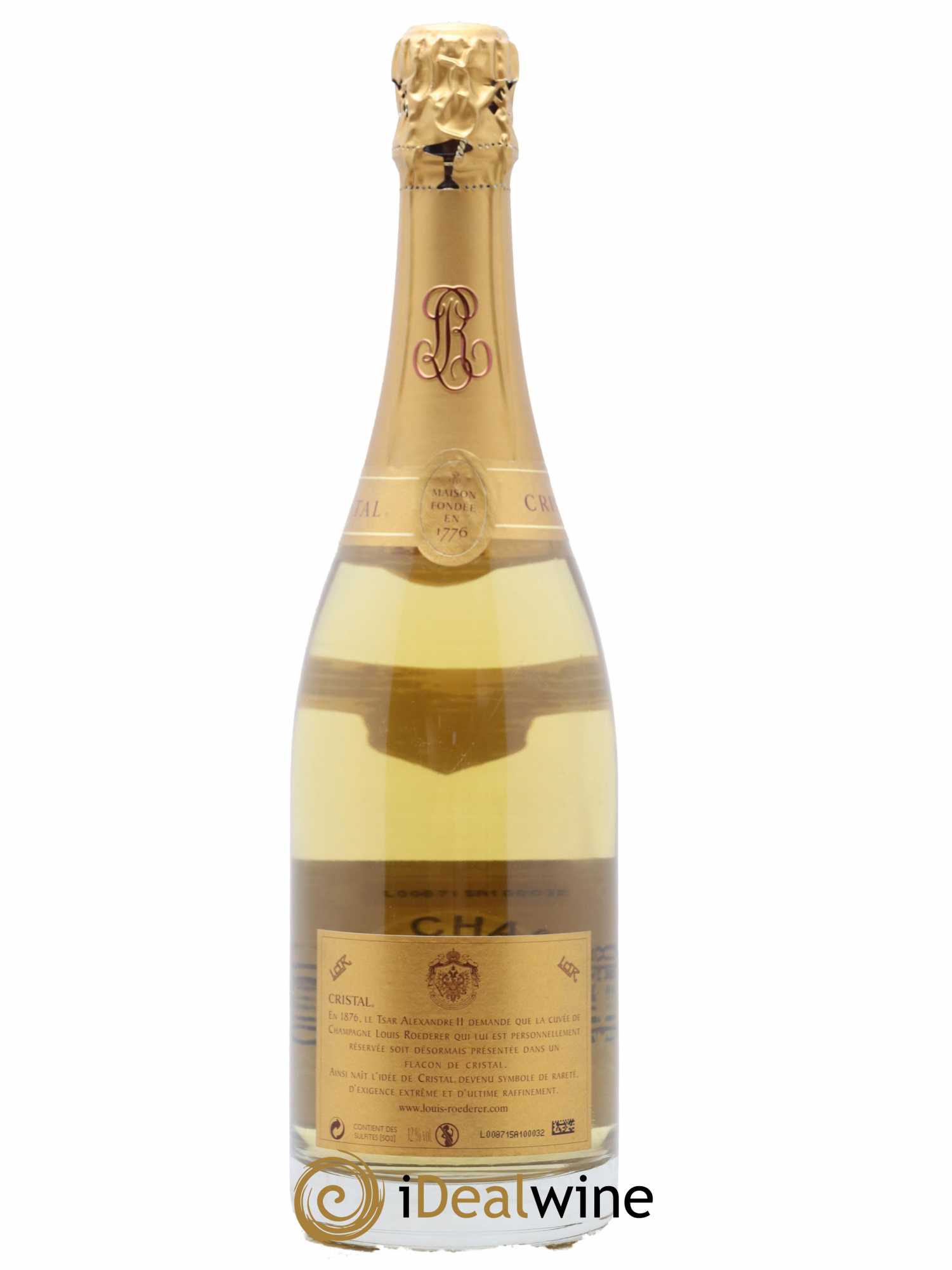 Cristal Louis Roederer 2004 - Lot de 1 bouteille - 1