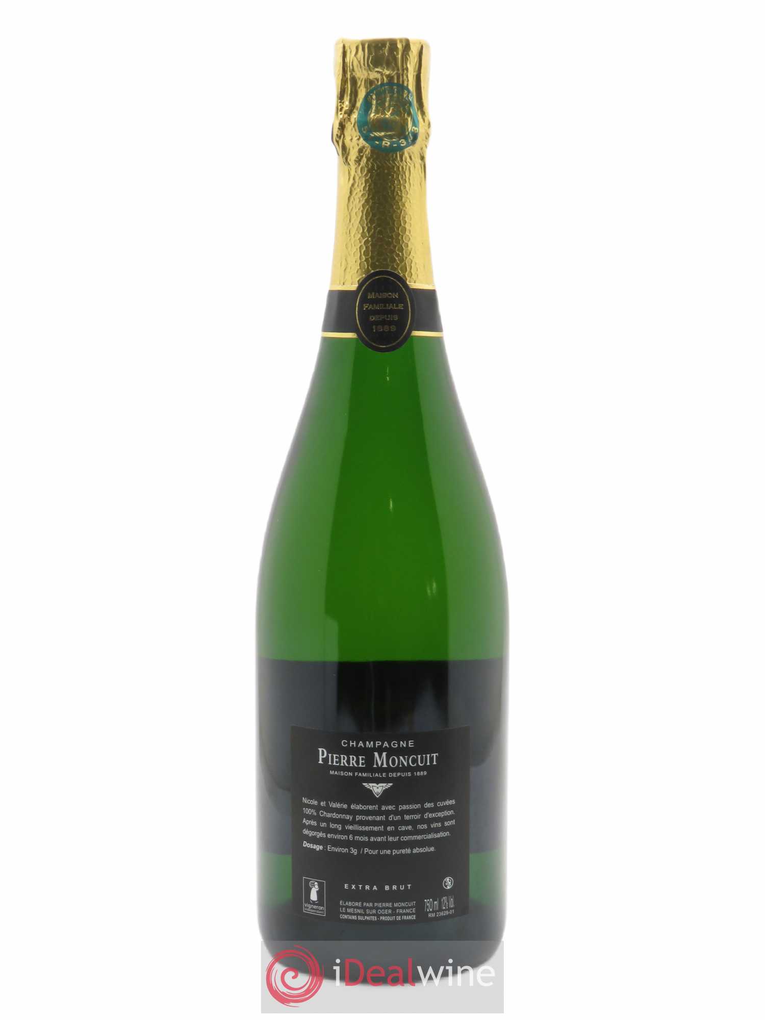 Cuvée Nicole Moncuit Vieilles Vignes Brut Pierre Moncuit 2006 - Lot de 1 bouteille - 1