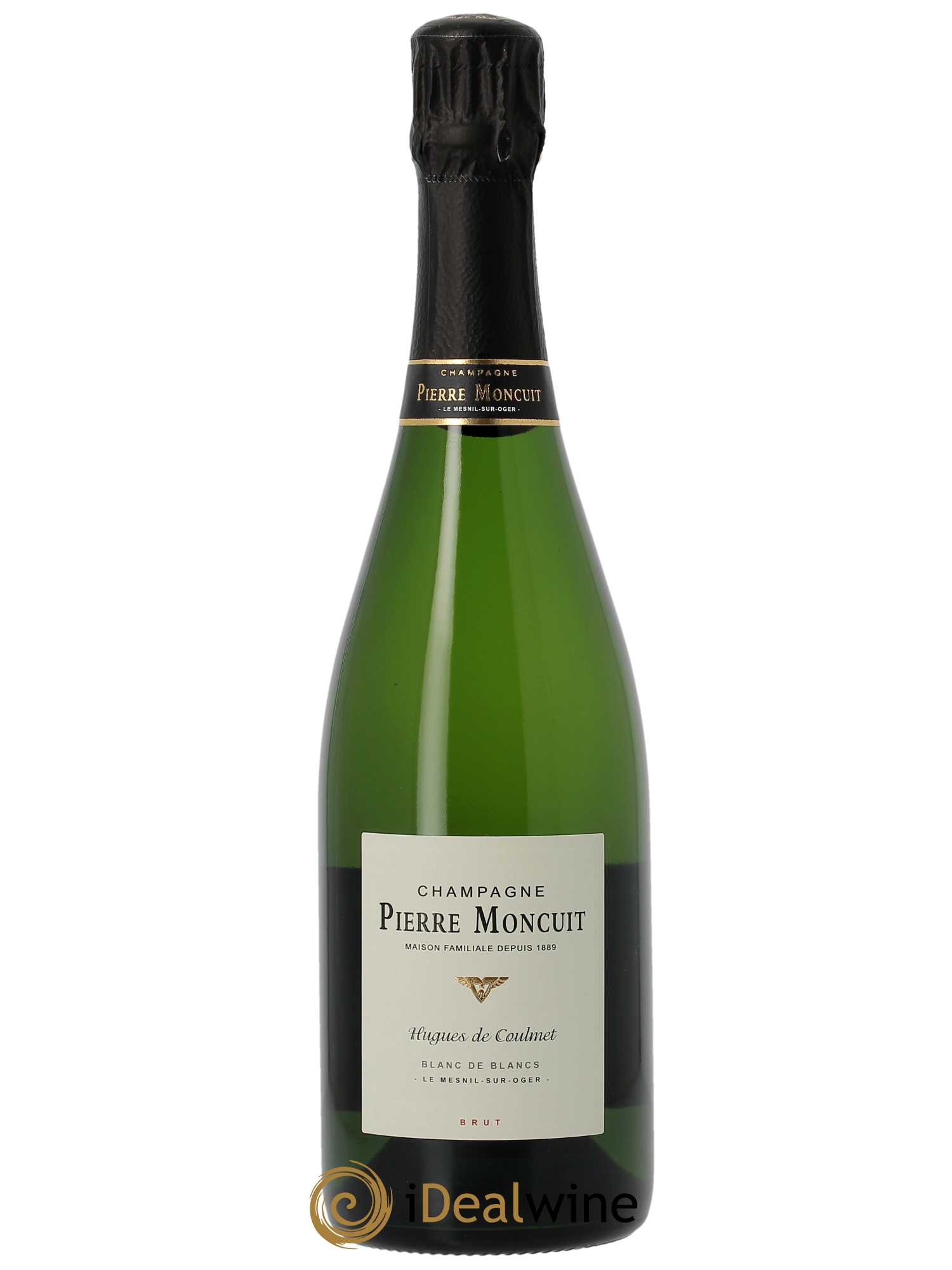 Blanc de Blancs Brut Hugues de Coulmet Pierre Moncuit - Lot de 1 bouteille - 0