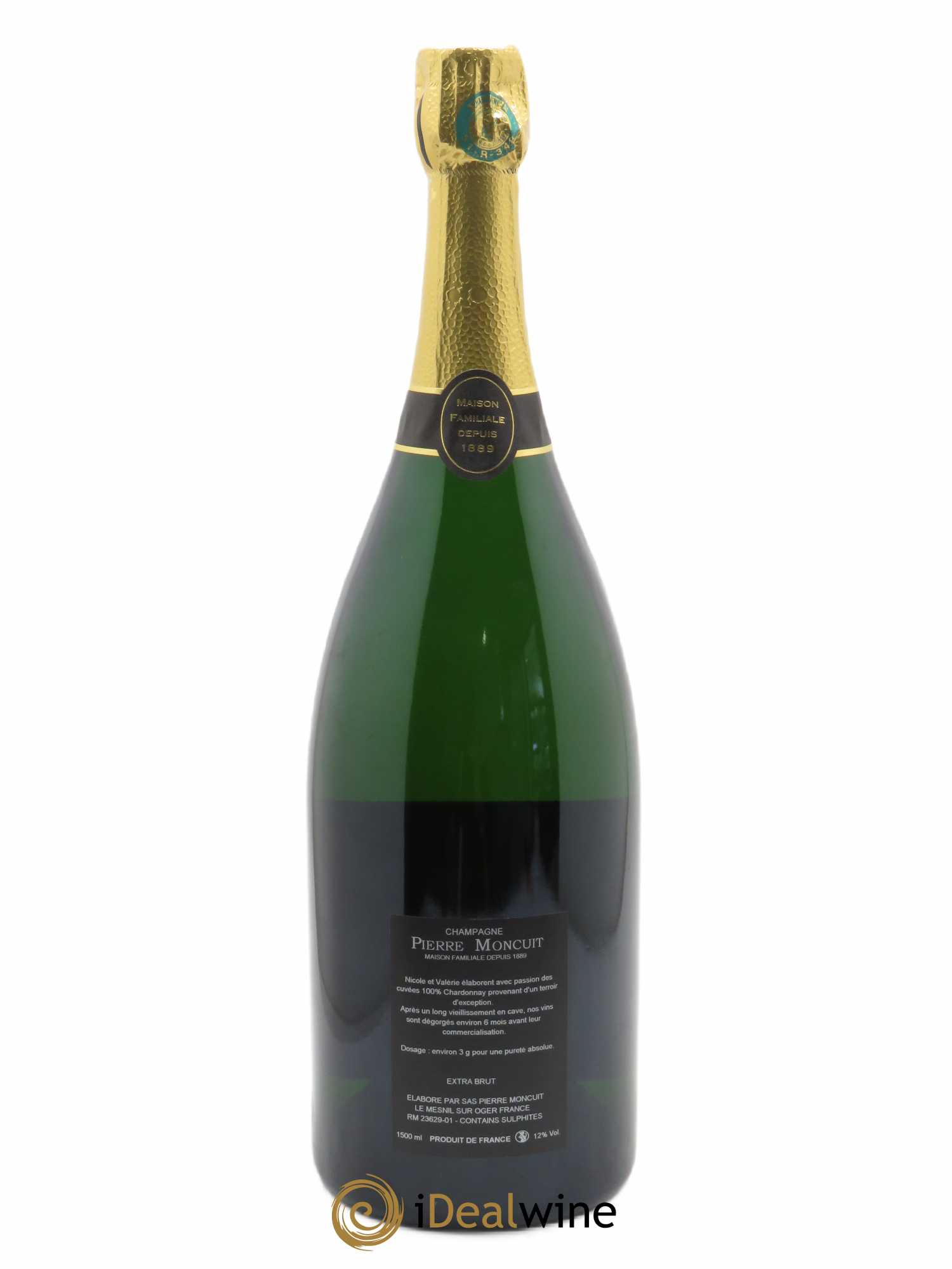 Cuvée Nicole Moncuit Vieilles Vignes Extra-Brut Pierre Moncuit 2006 - Lot of 1 magnum - 1