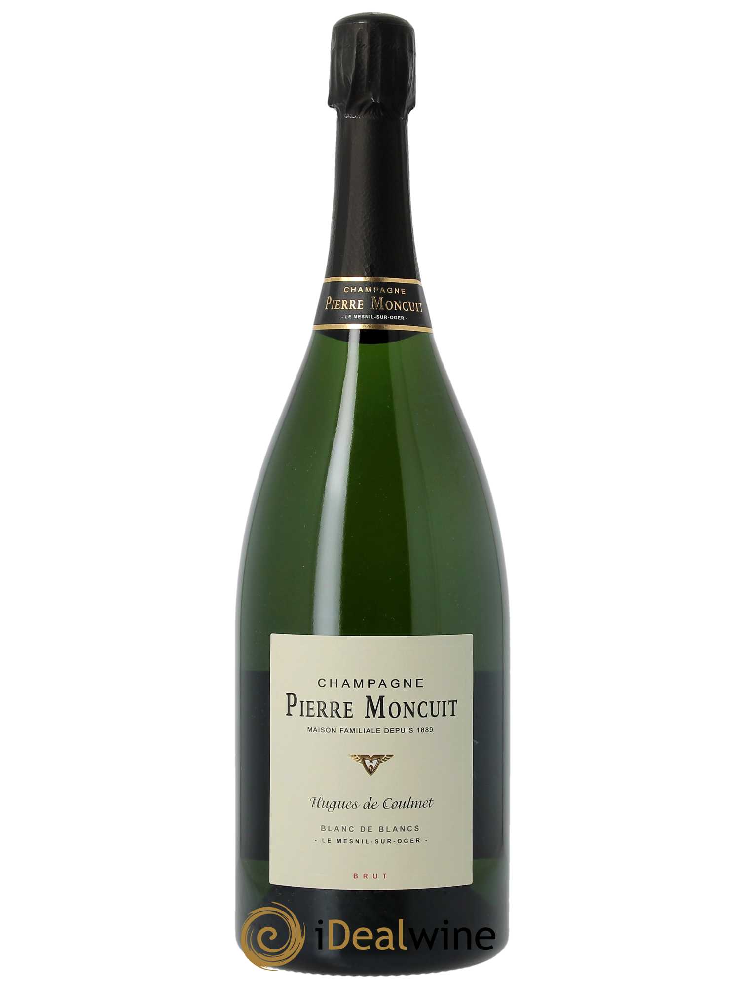 Blanc de Blancs Brut Hugues de Coulmet Pierre Moncuit  - Lot de 1 magnum - 0