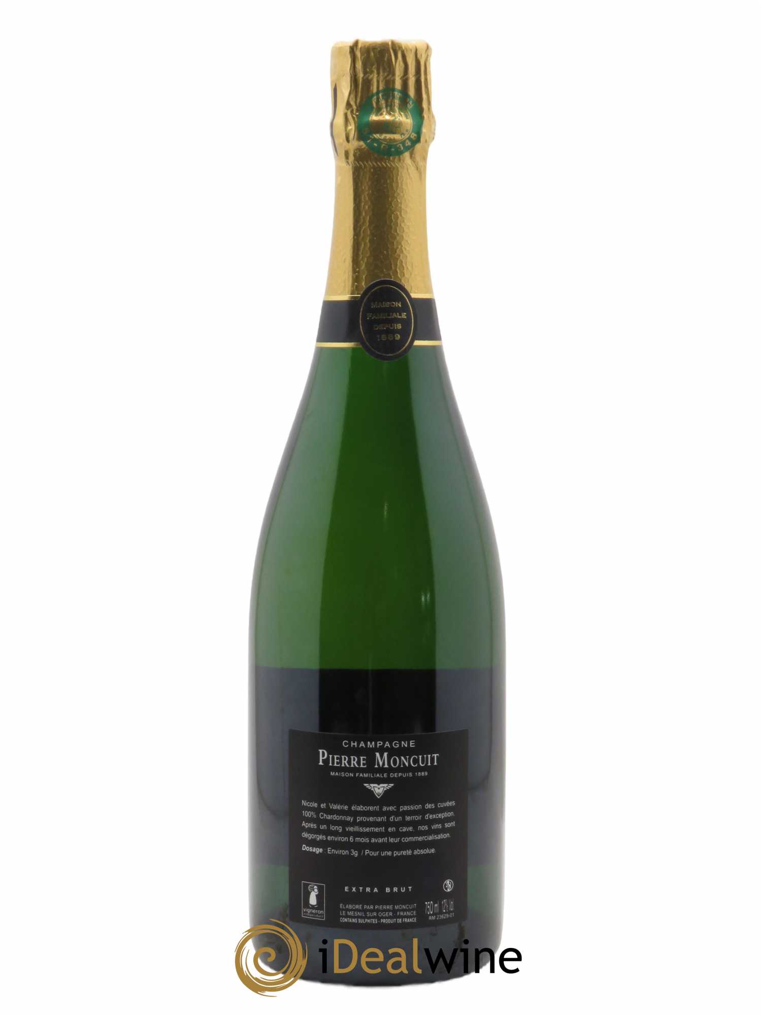 Blanc de Blancs Grand Cru Brut Millésimé Pierre Moncuit 2008 - Lotto di 1 bottiglia - 1