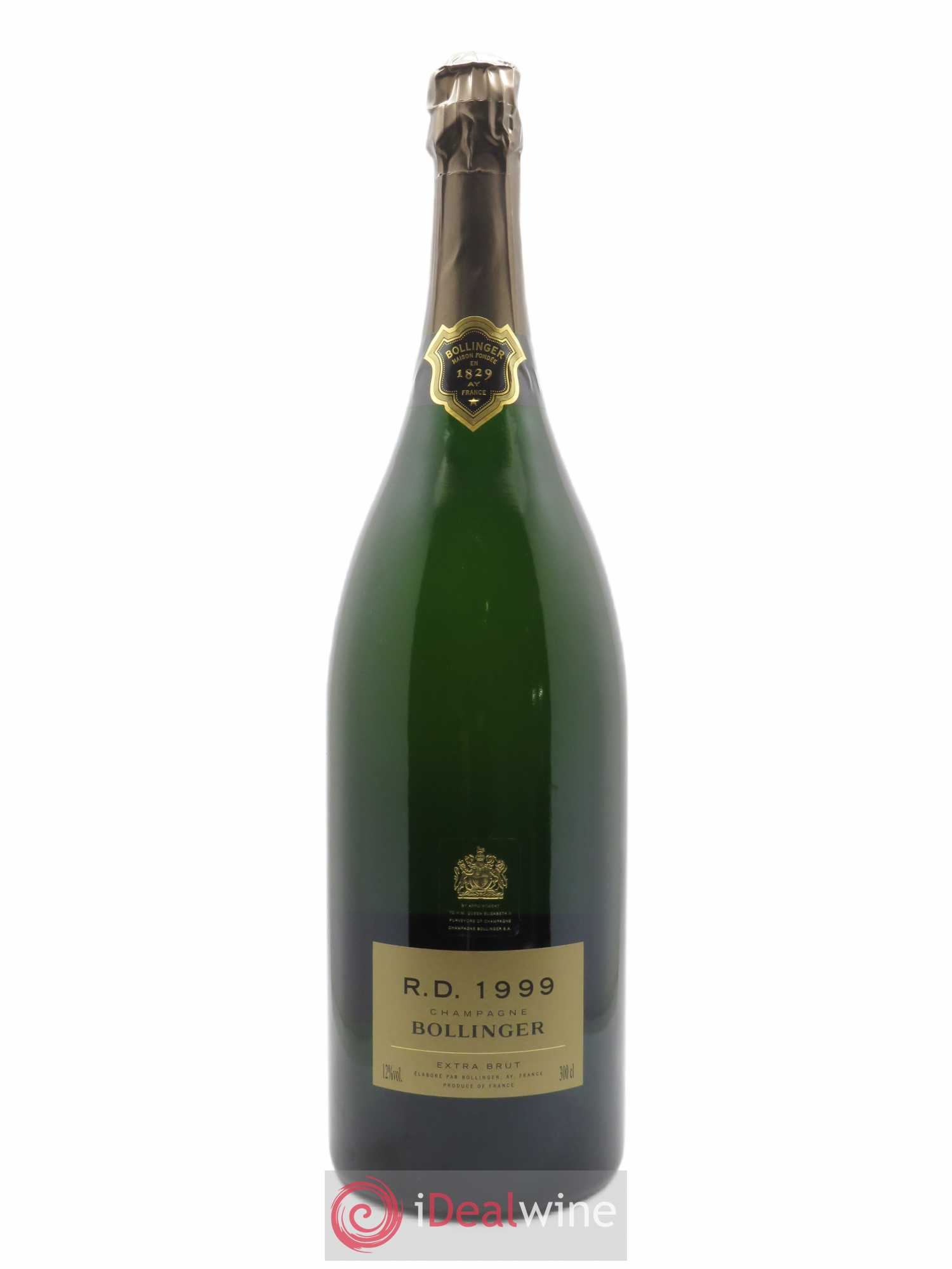 R.D. Extra-Brut Bollinger 1999 - Lot de 1 double magnum - 1