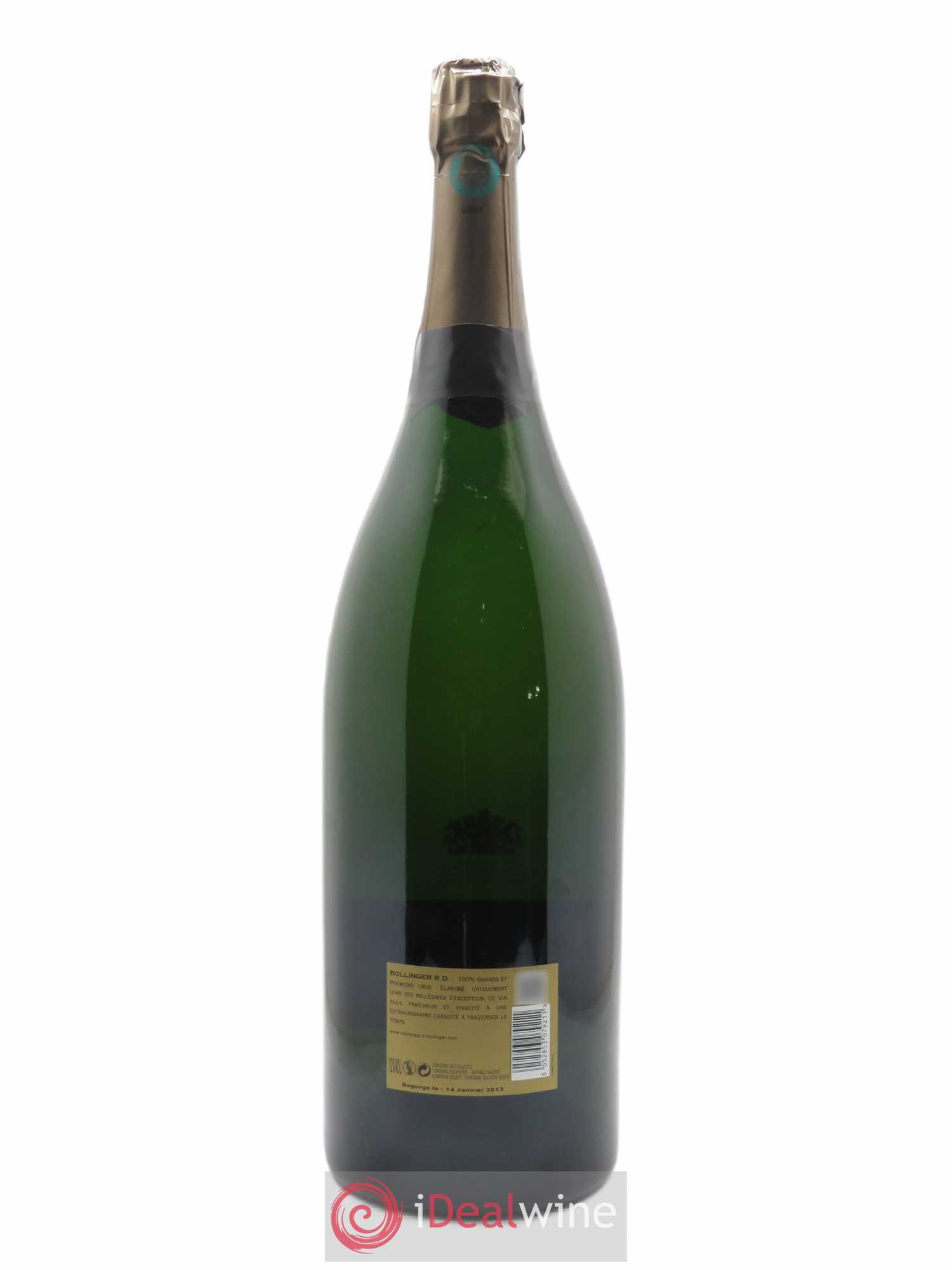 R.D. Extra-Brut Bollinger 1999 - Lot de 1 double magnum - 2