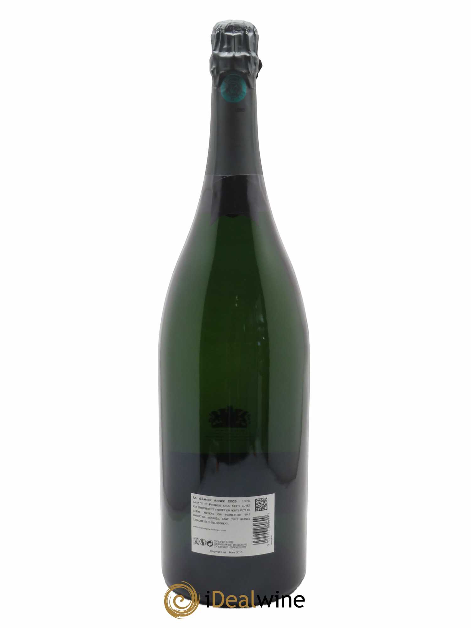 La Grande Année Brut Bollinger 2005 - Lot de 1 double magnum - 2