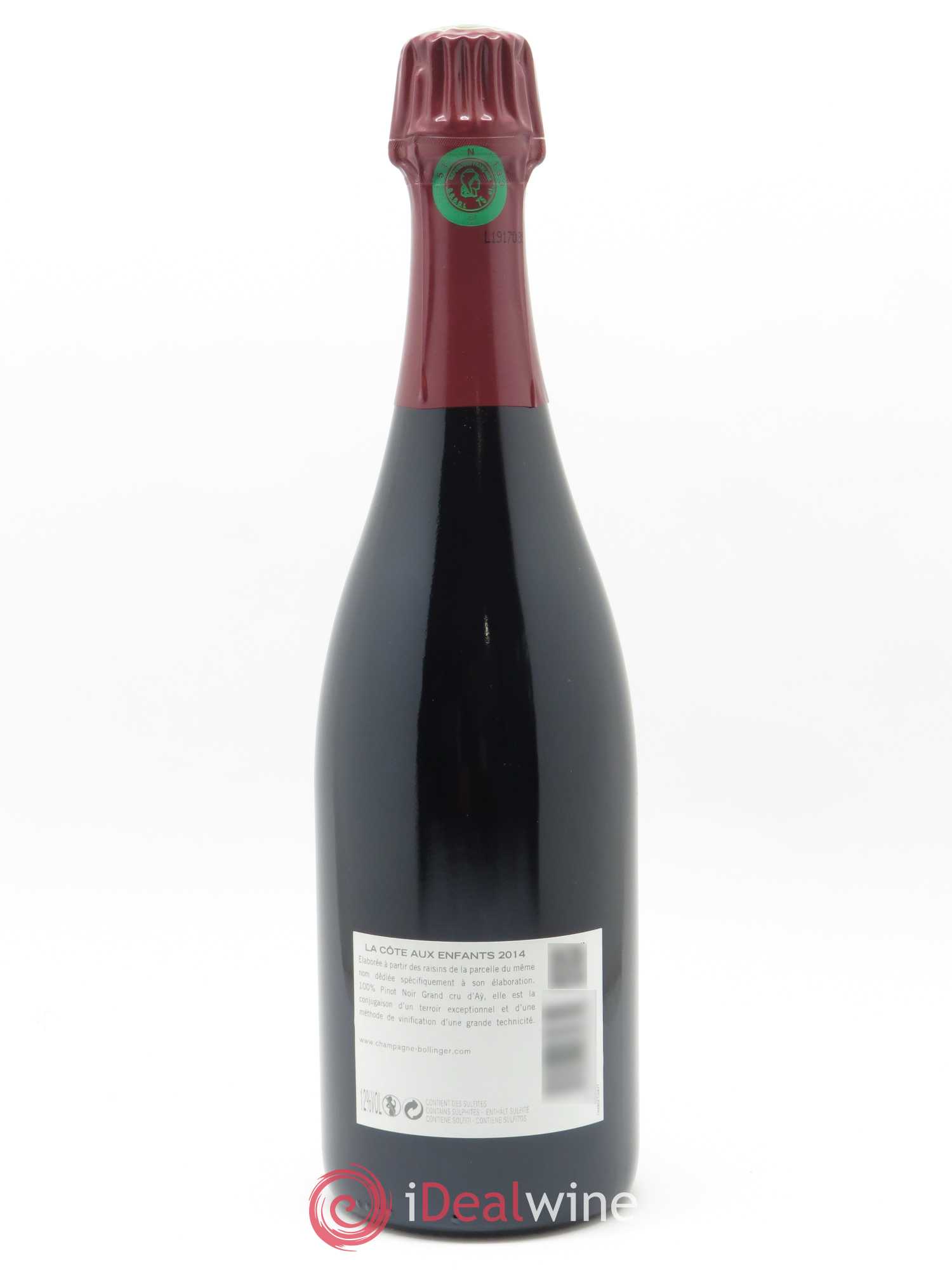 La Côte Aux Enfants Bollinger 2014 - Lot de 1 bouteille - 1