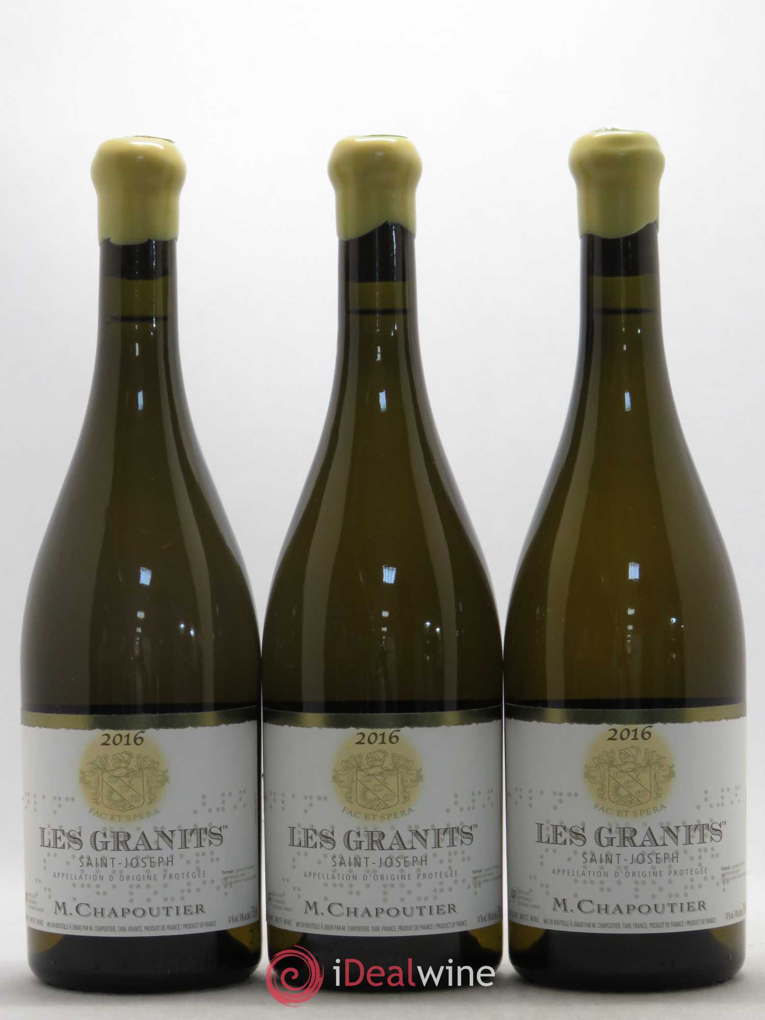 Saint-Joseph Les Granits Chapoutier 2016 - Lot de 3 bouteilles - 0