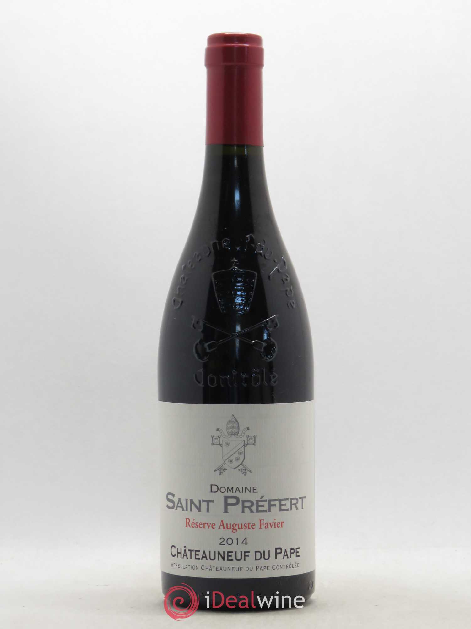 Châteauneuf-du-Pape Réserve Auguste Favier Domaine Saint-Préfert 2014 - Lot de 1 bouteille - 0