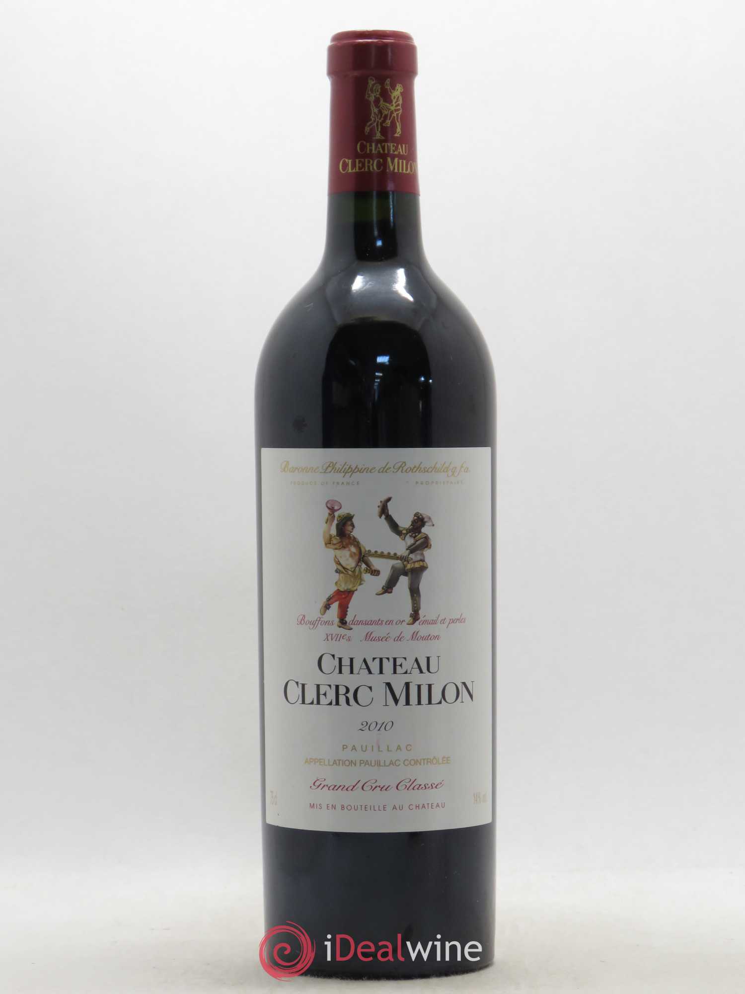 Château Clerc Milon 5ème Grand Cru Classé 2010 - Lot de 1 bouteille - 0