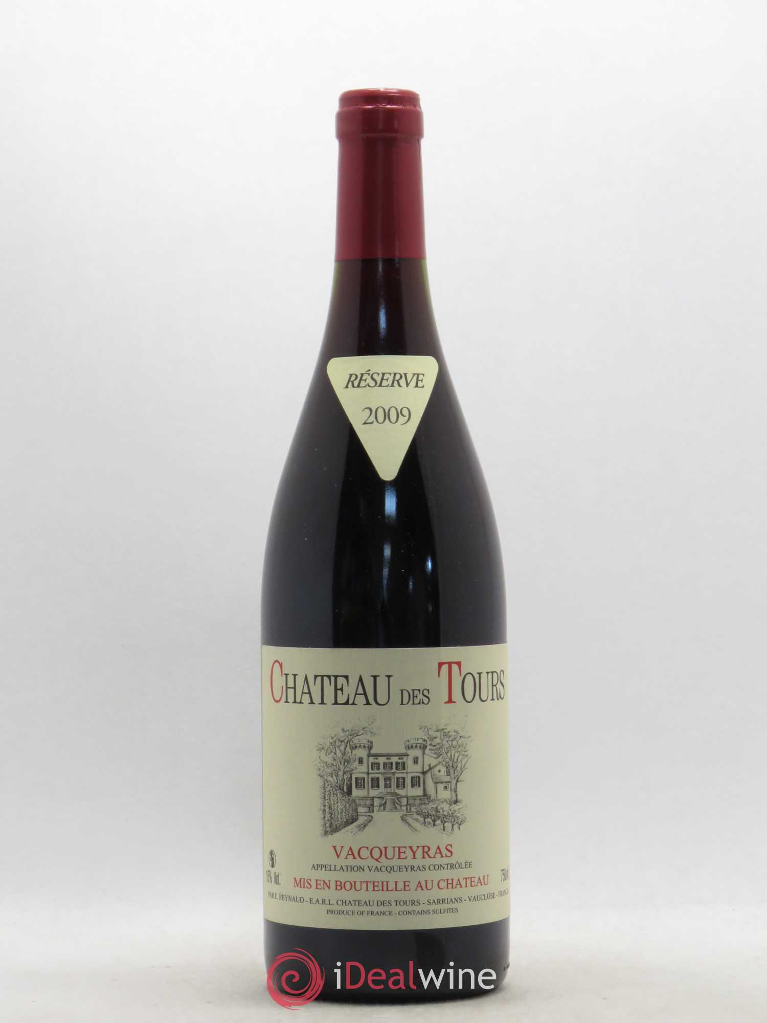 Vacqueyras Château des Tours Emmanuel Reynaud 2009 - Lot de 1 bouteille - 0