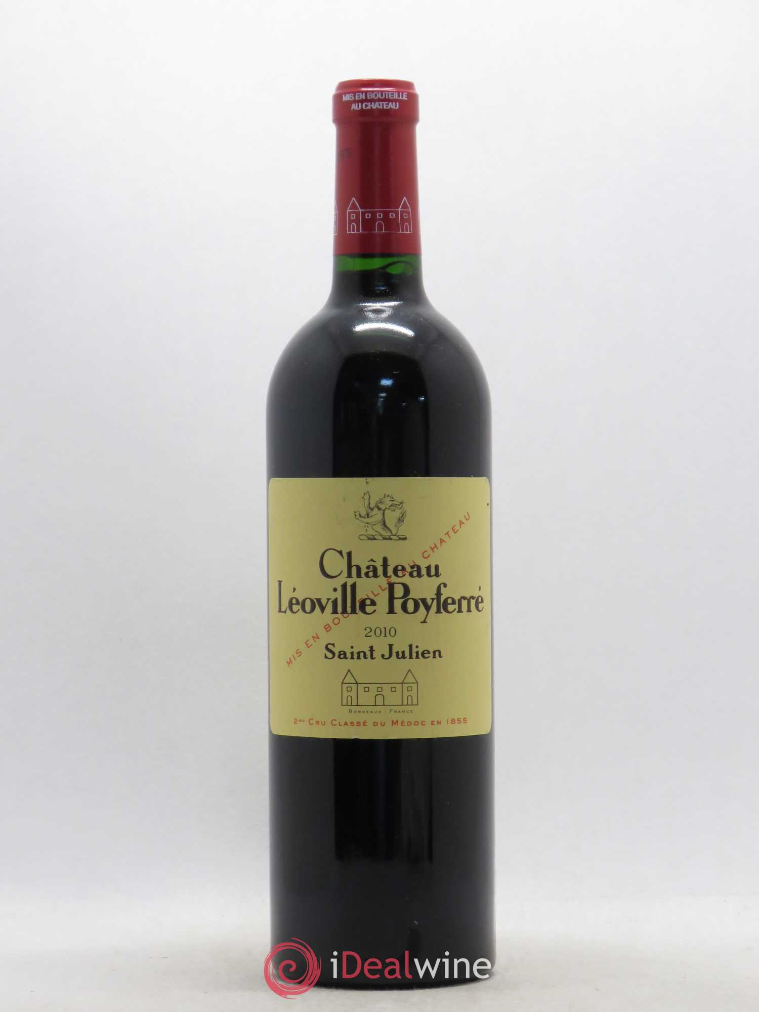 Château Léoville Poyferré 2ème Grand Cru Classé 2010 - Lot de 1 bouteille - 0