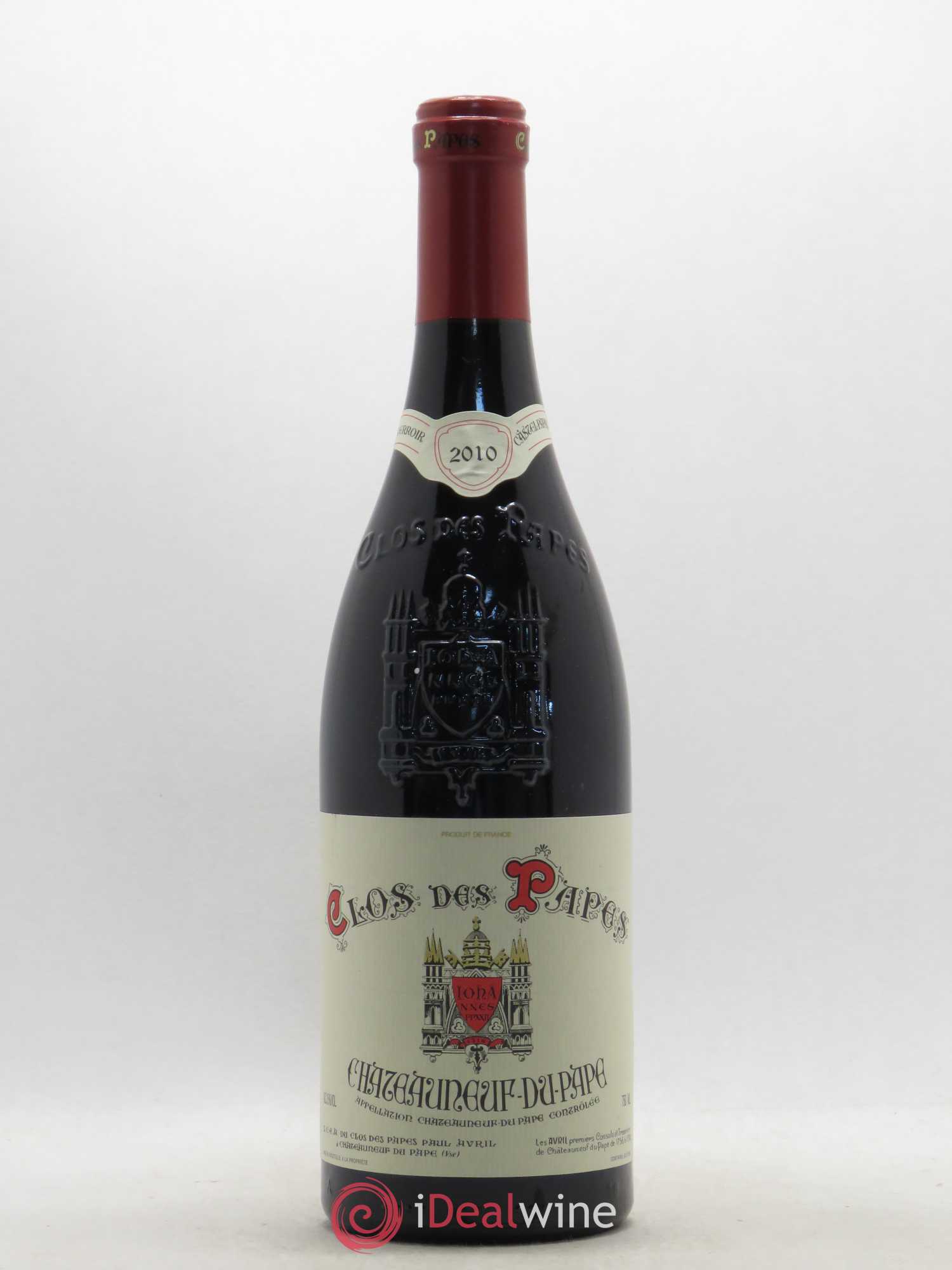 Châteauneuf-du-Pape Clos des Papes - Paul Avril 2010 - Lot de 1 bouteille - 0