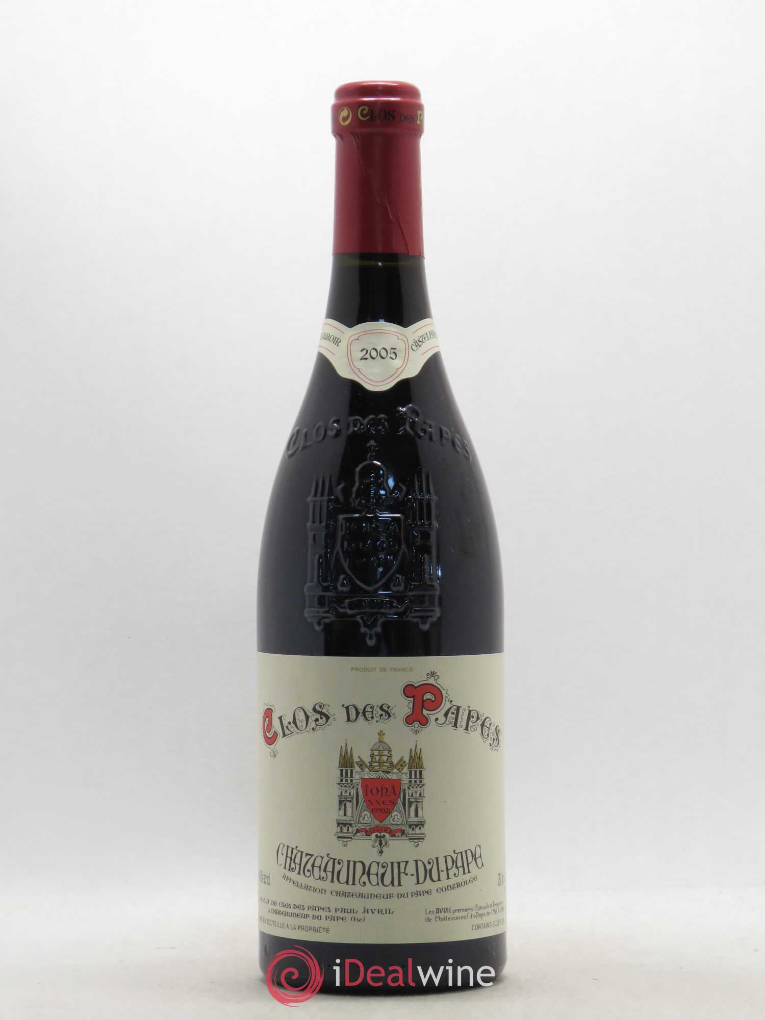 Châteauneuf-du-Pape Clos des Papes - Paul Avril 2005 - Lot de 1 bouteille - 0