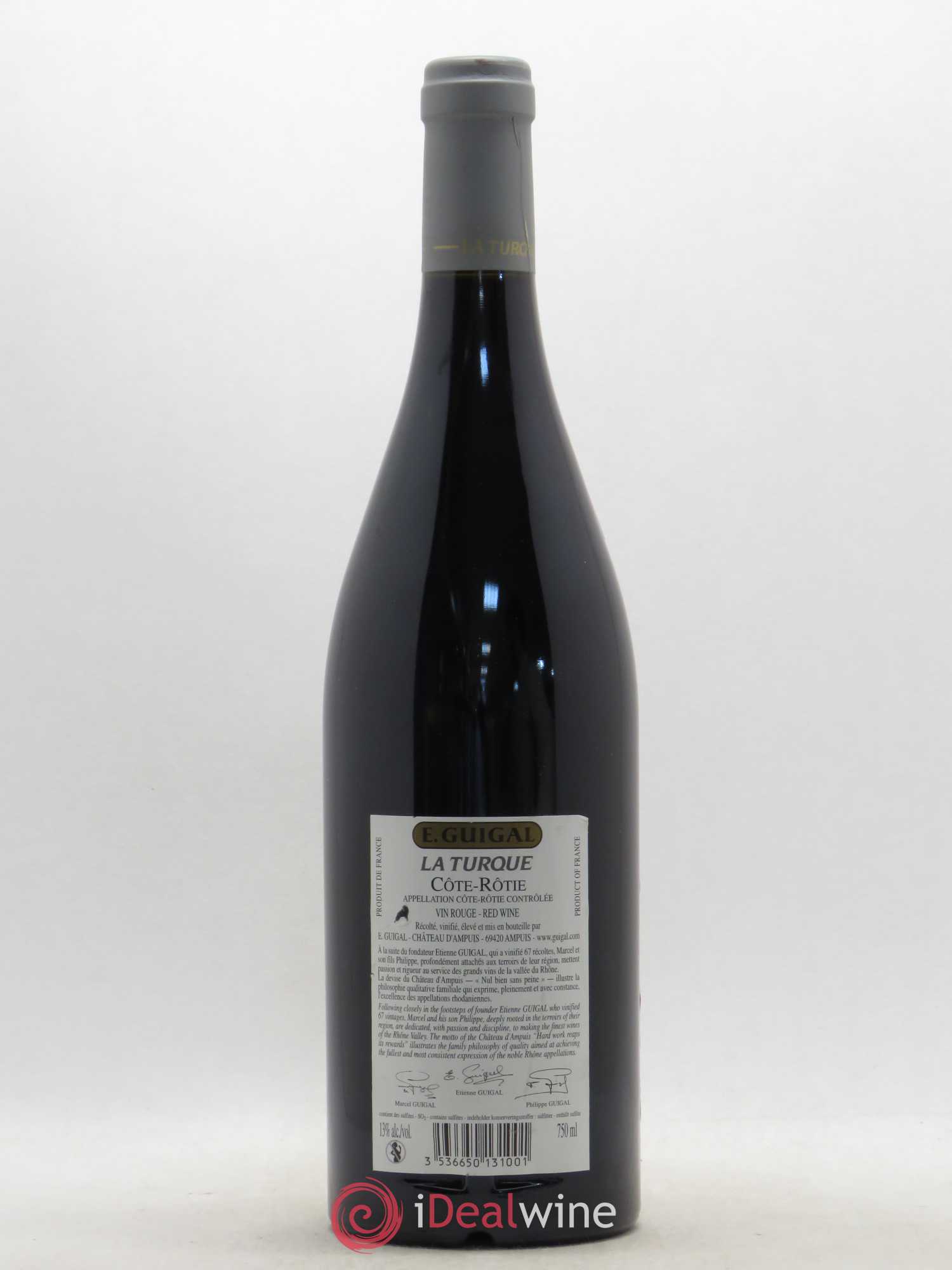 Côte-Rôtie La Turque Guigal 2005 - Lot de 1 bouteille - 1