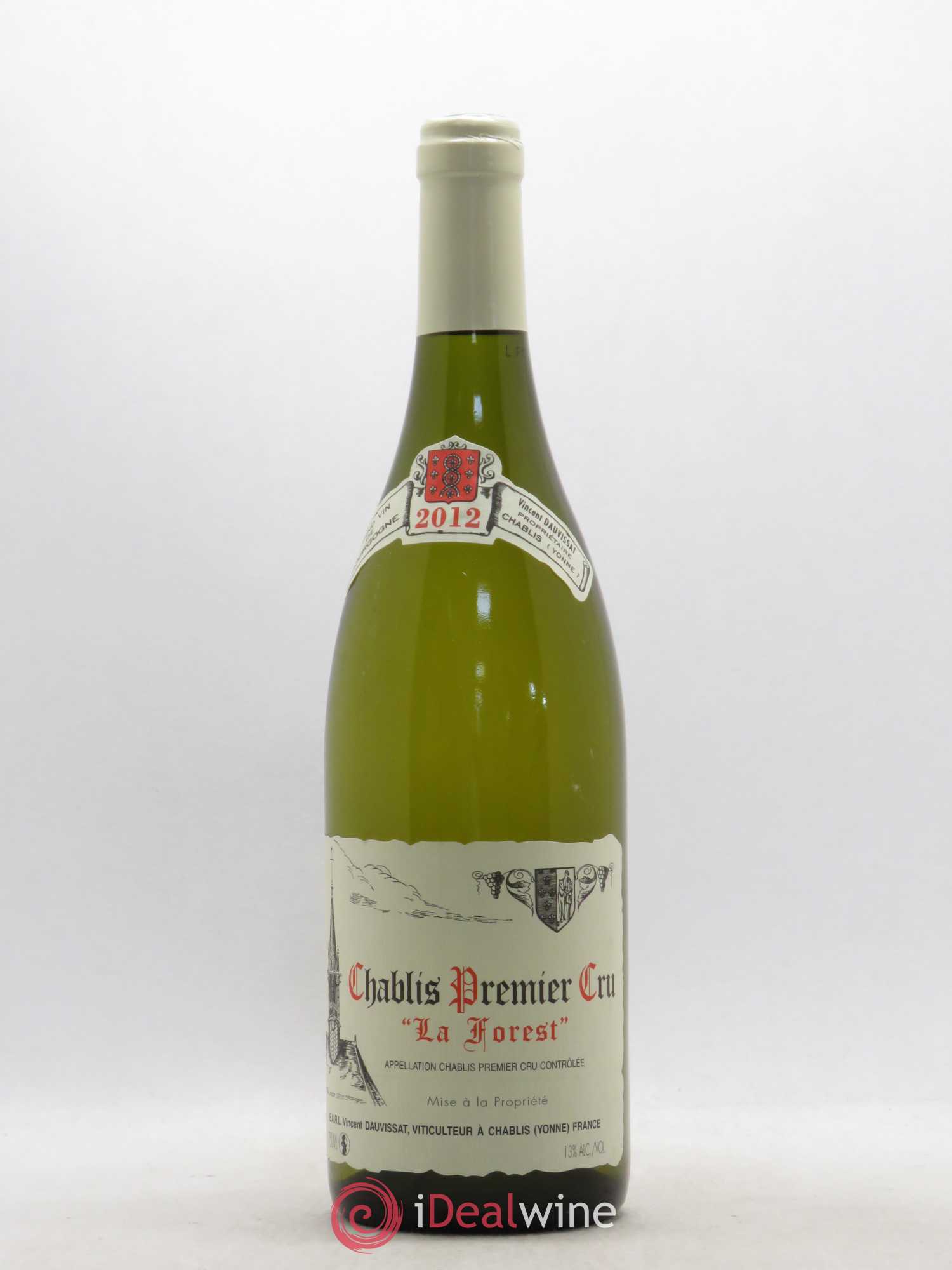 Chablis 1er Cru La Forest Vincent Dauvissat (Domaine) 2012 - Lot de 1 bouteille - 0