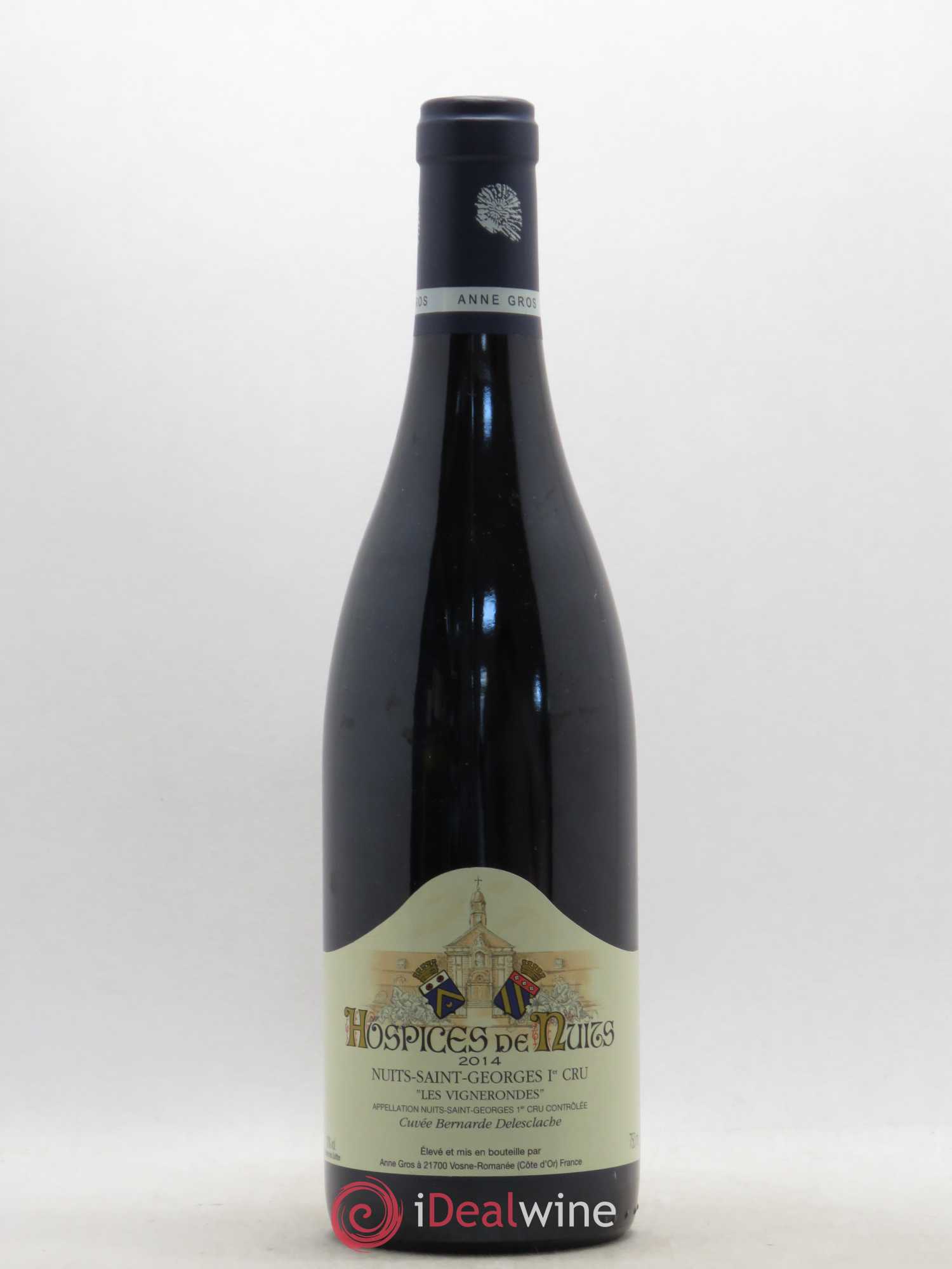 Nuits-Saint-Georges 1er Cru Les Vignerondes Cuvée Bernarde Delesclache Hospices de Nuits 2014 - Posten von 1 Flasche - 0