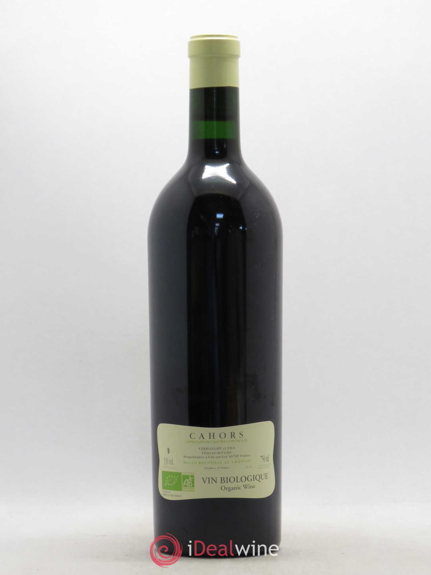 Cahors Château du Cèdre Cuvée Le Cèdre Pascal et Jean-Marc Verhaeghe 2014 - Lot de 1 bouteille - 1
