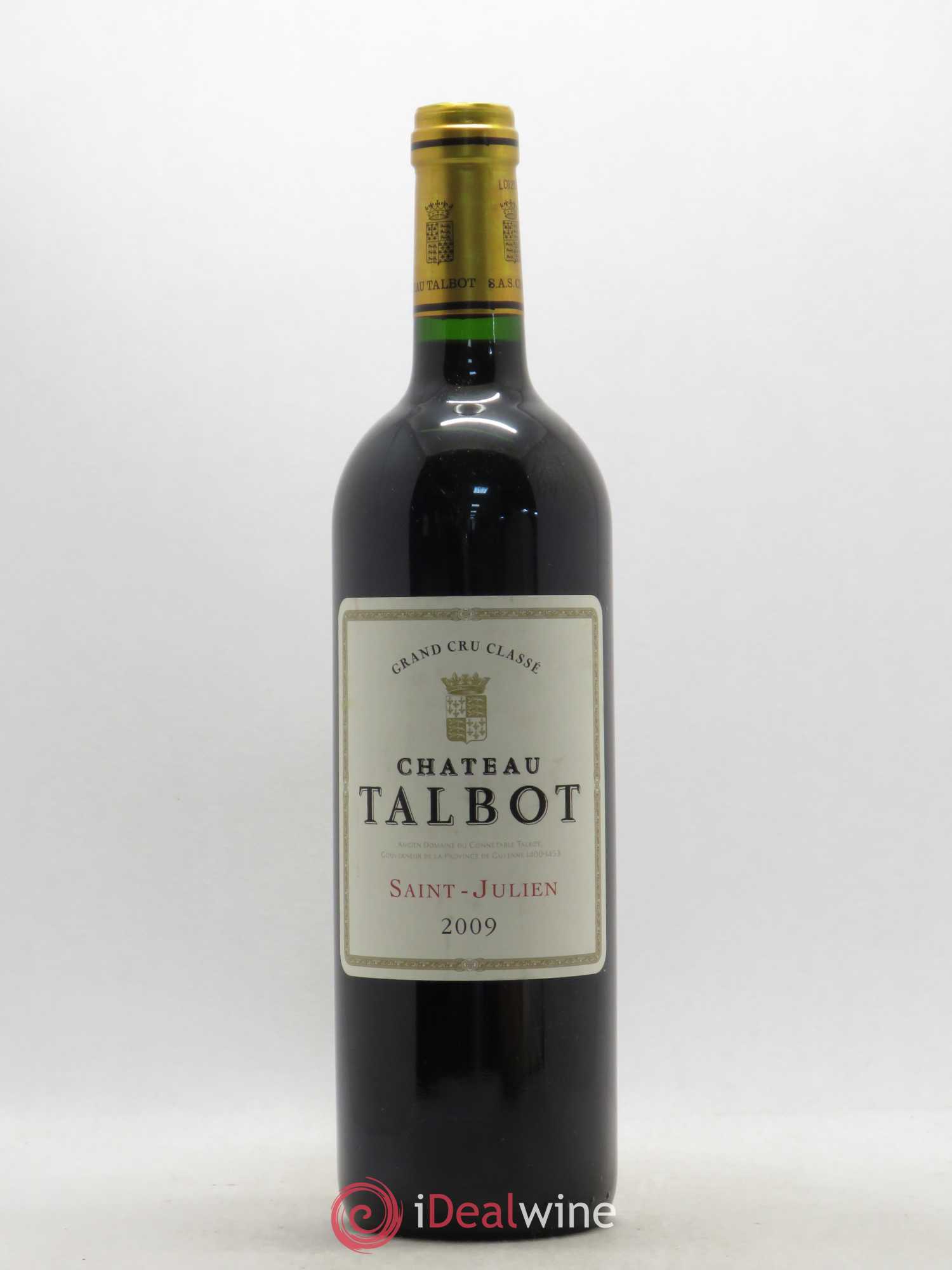 Château Talbot 4ème Grand Cru Classé 2009 - Lot de 1 bouteille - 0
