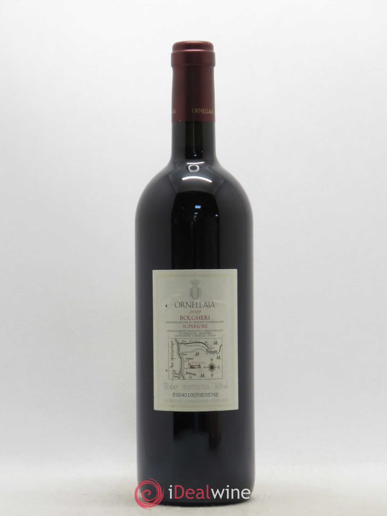 Bolgheri DOC Superiore Ornellaia Tenuta Dell'Ornellaia - Frescobaldi 2009 - Lot de 1 bouteille - 1