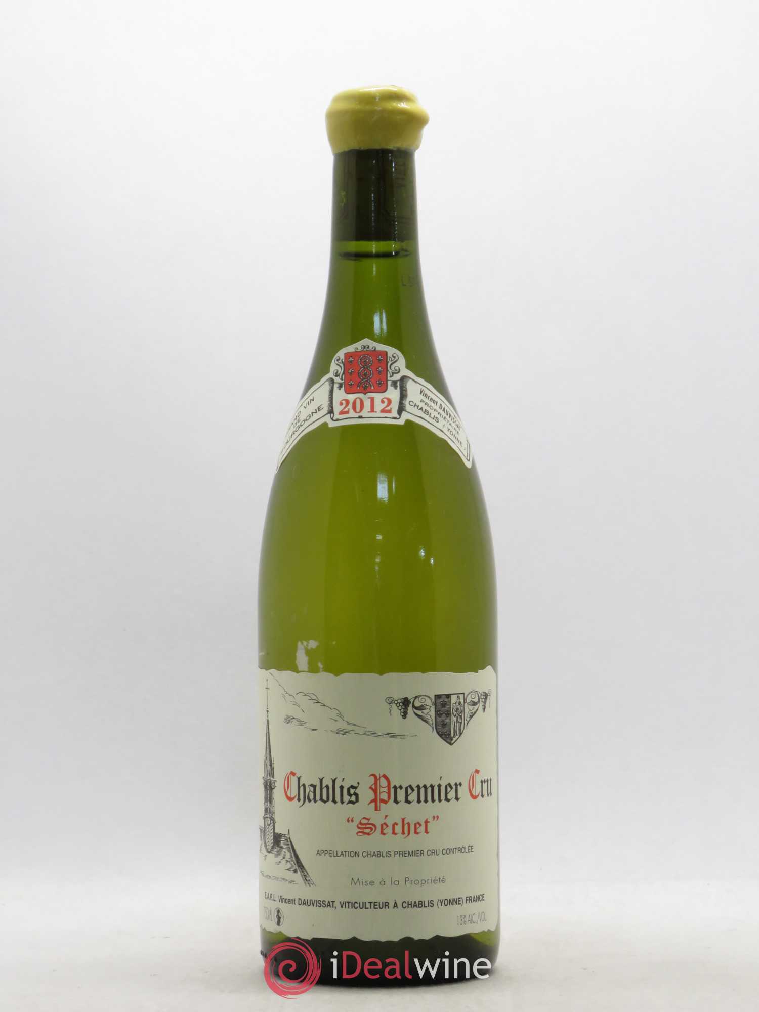 Chablis 1er Cru Séchet Vincent Dauvissat (Domaine) 2012 - Lot de 1 bouteille - 0