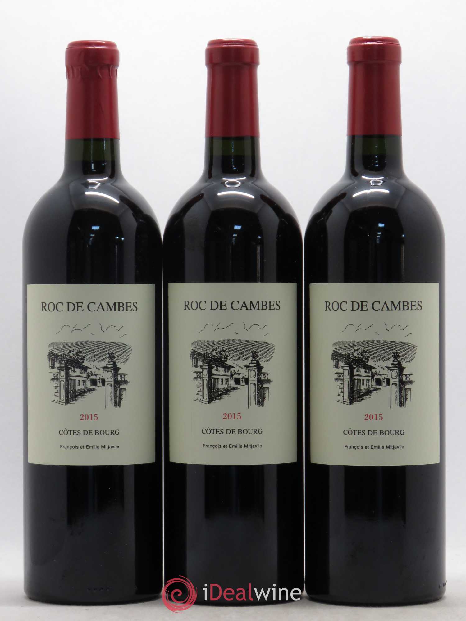 Roc de Cambes 2015 - Lot of 3 bottles - 0